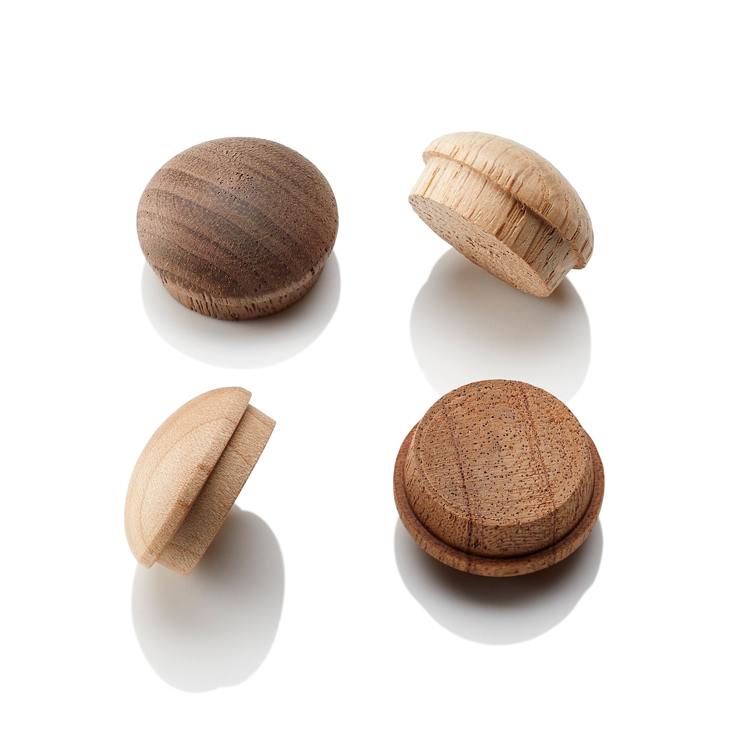3/4" Button Top Wood Plugs