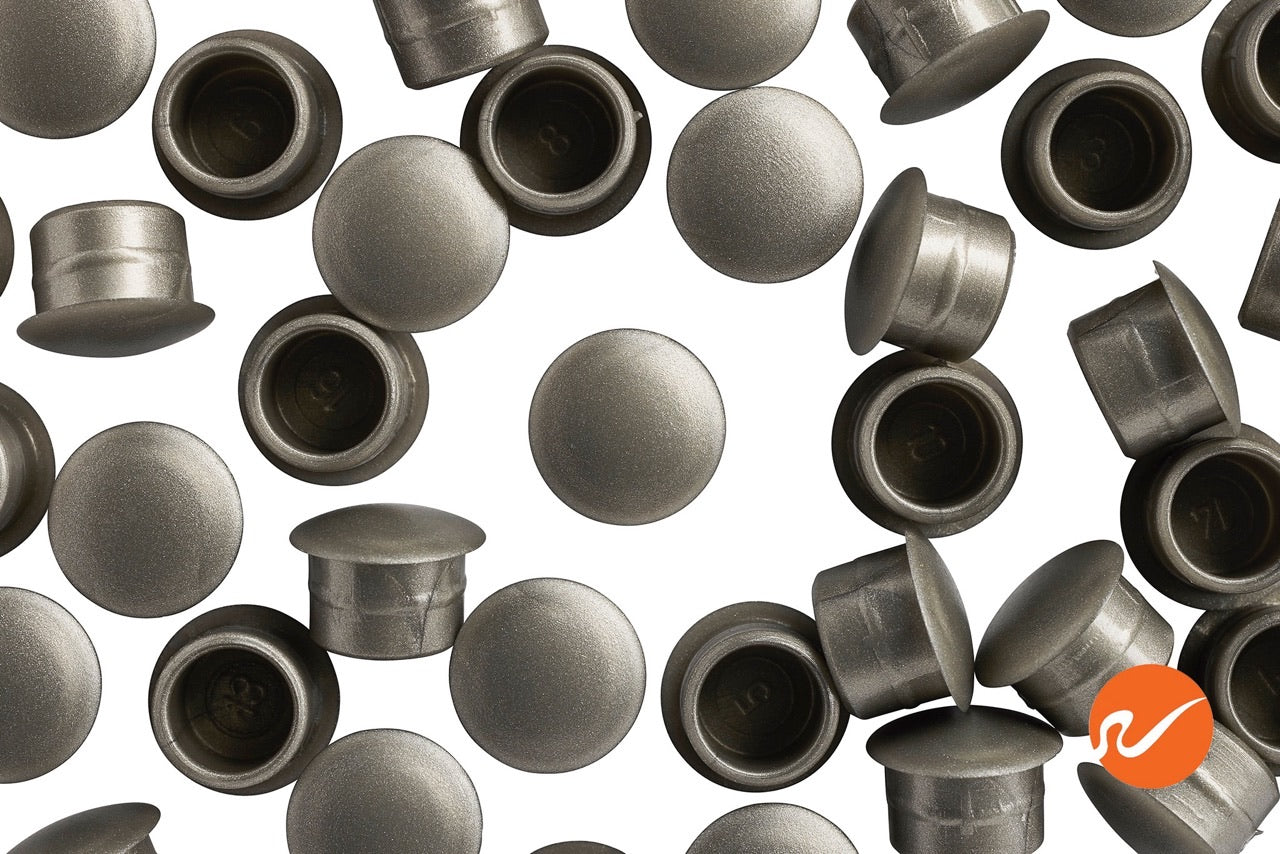 12mm Silver Grey Hole Plugs - WidgetCo