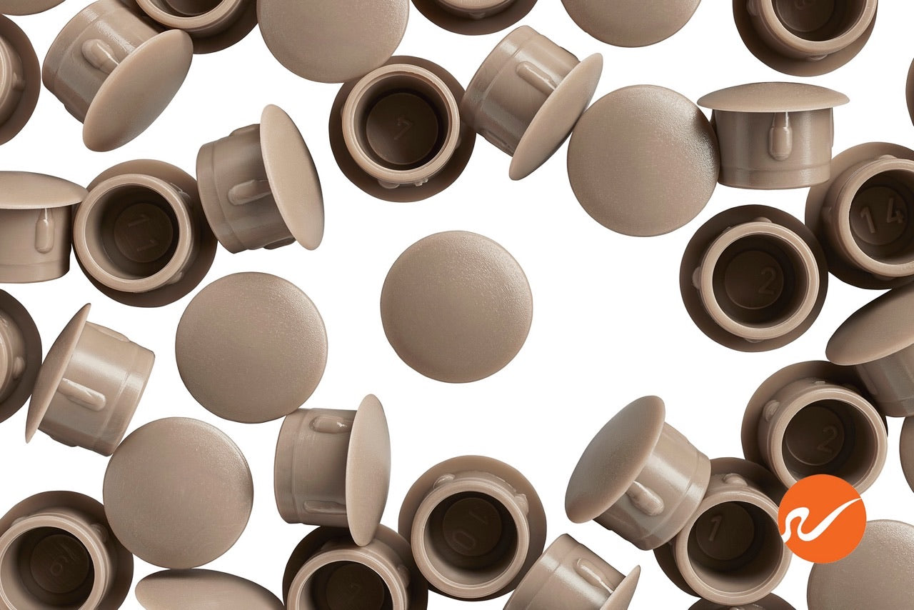 1/2" Beige Hole Plugs - WidgetCo