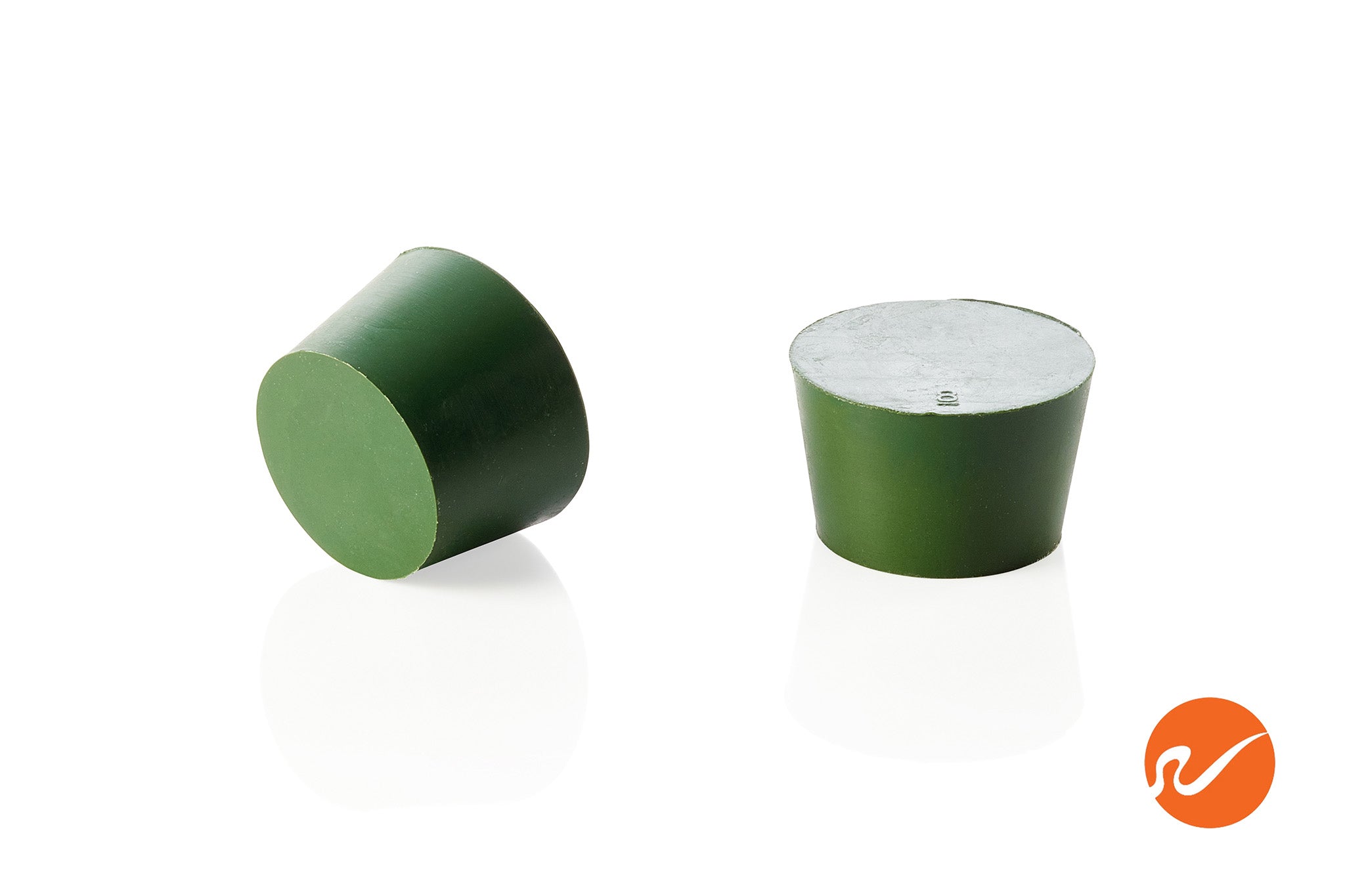 #8 Green Neoprene Rubber Stoppers