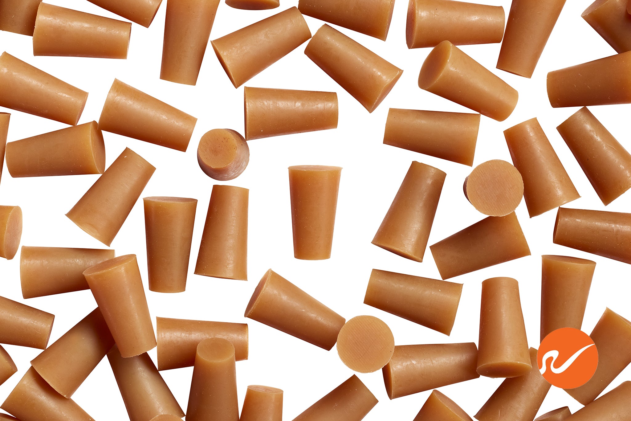 #0 Pure Gum Rubber Stoppers