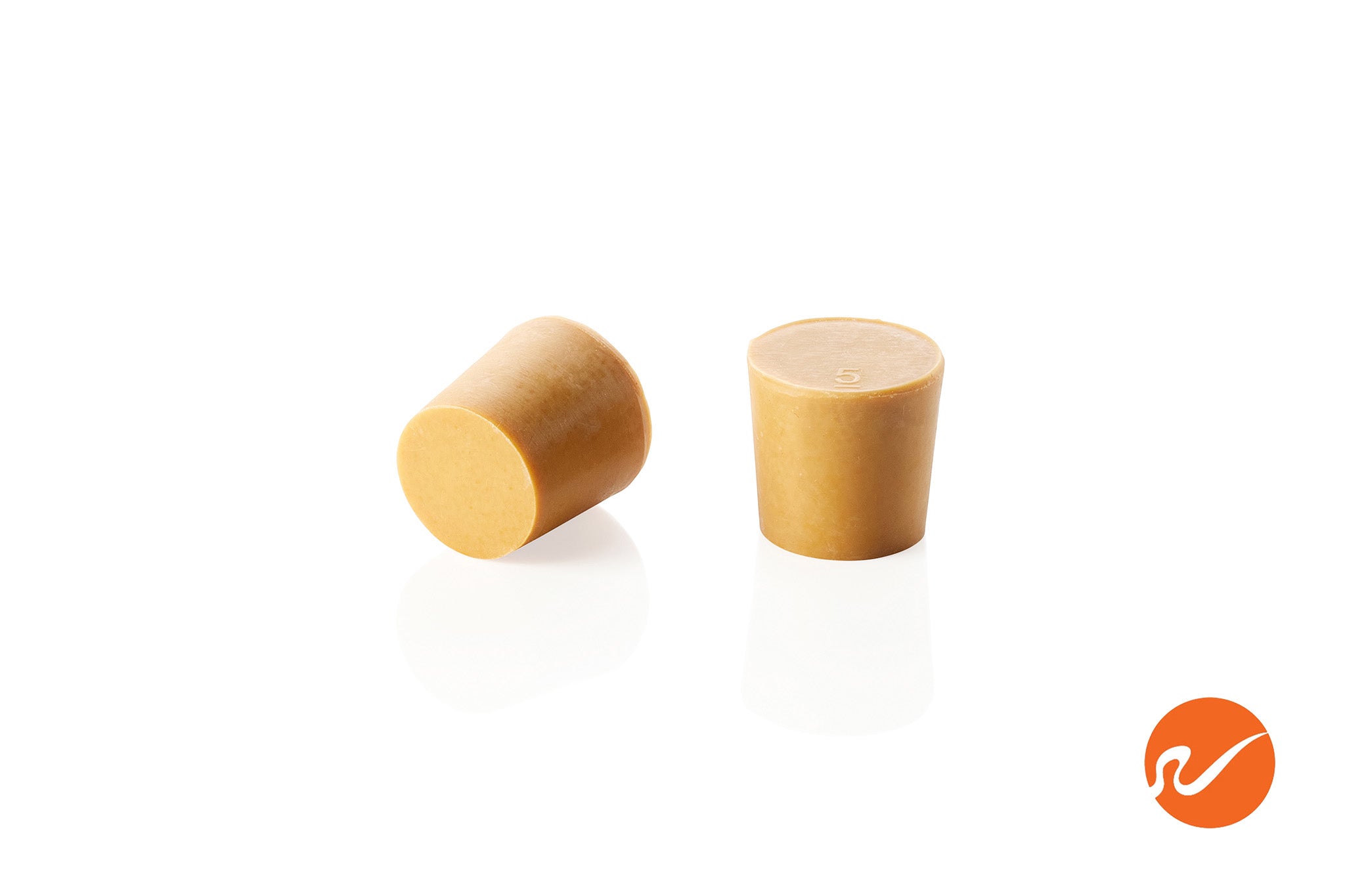#5 Pure Gum Rubber Stoppers