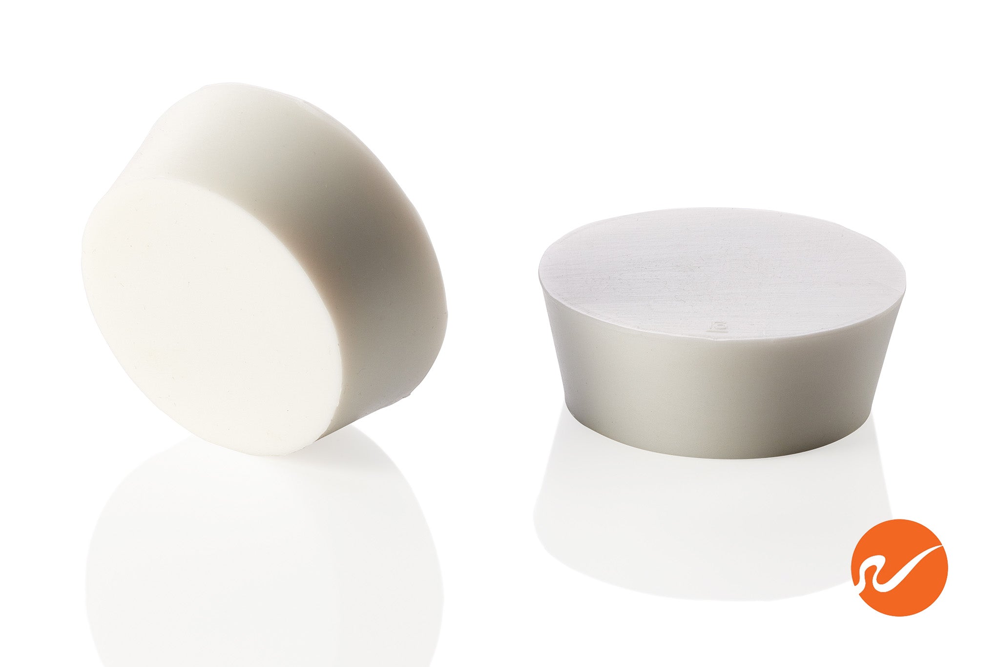 #13 White Silicone Rubber Stoppers