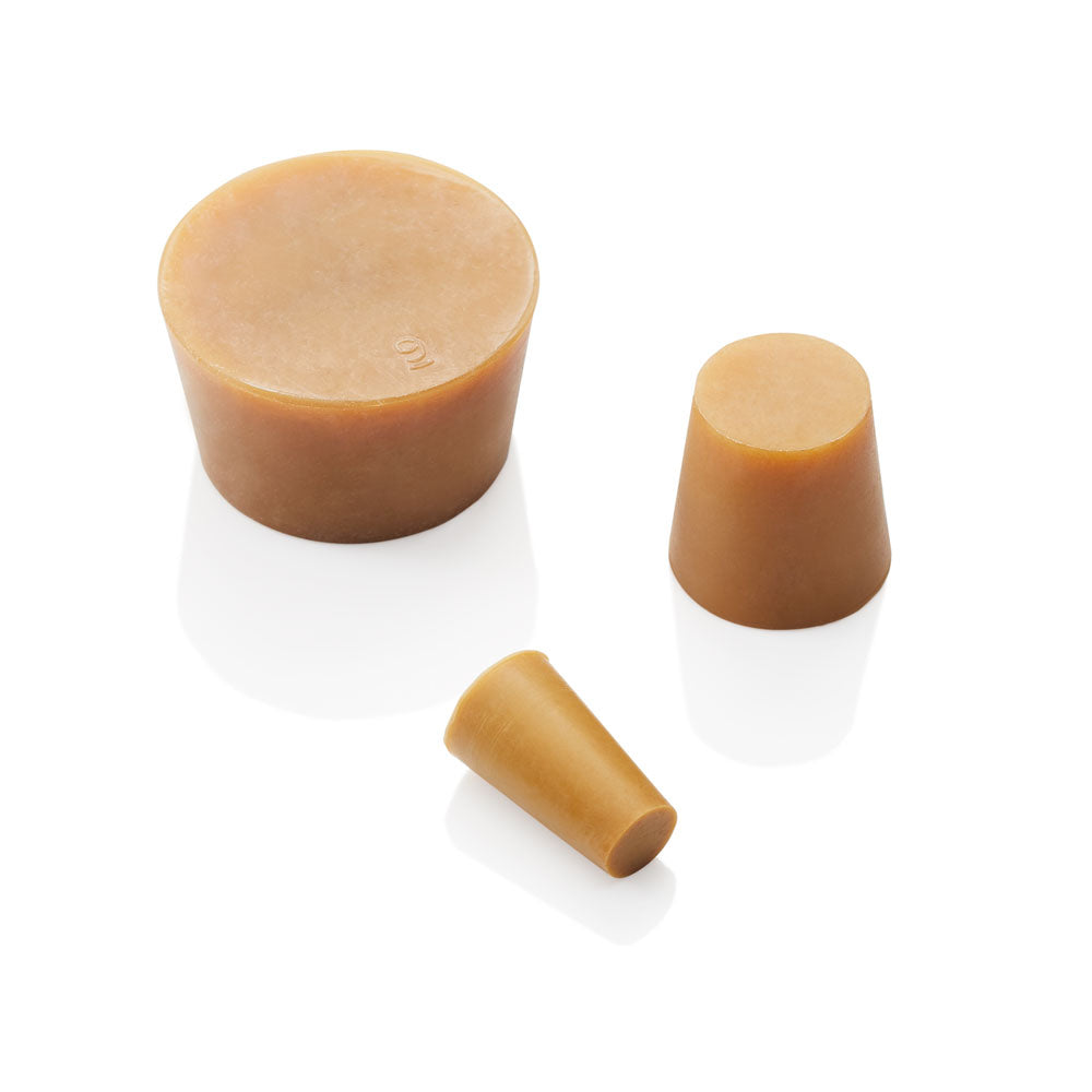 Natural Pure Gum Rubber Stoppers | WidgetCo