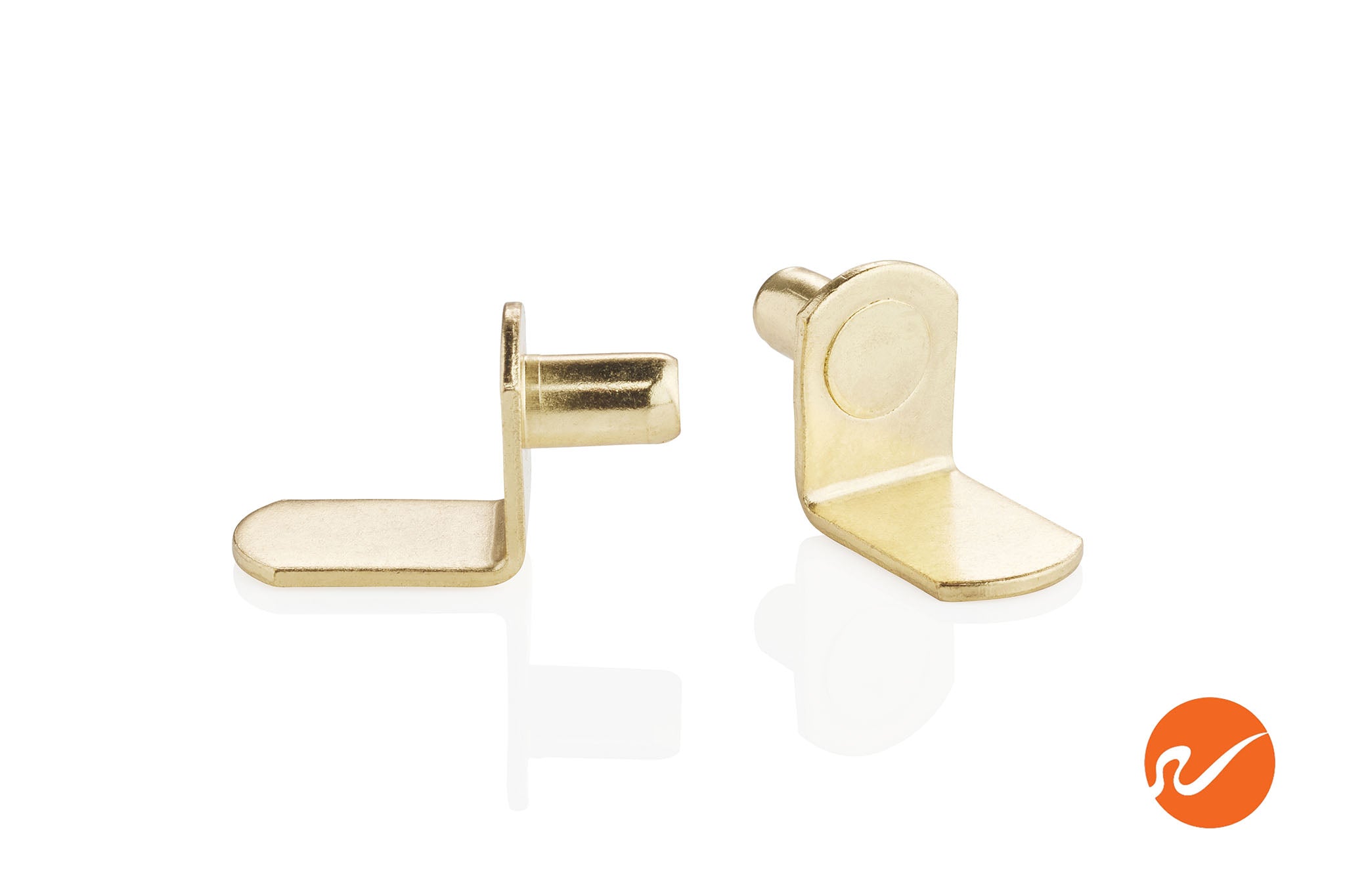 1/4" Brass "L" Shelf Pins - WidgetCo