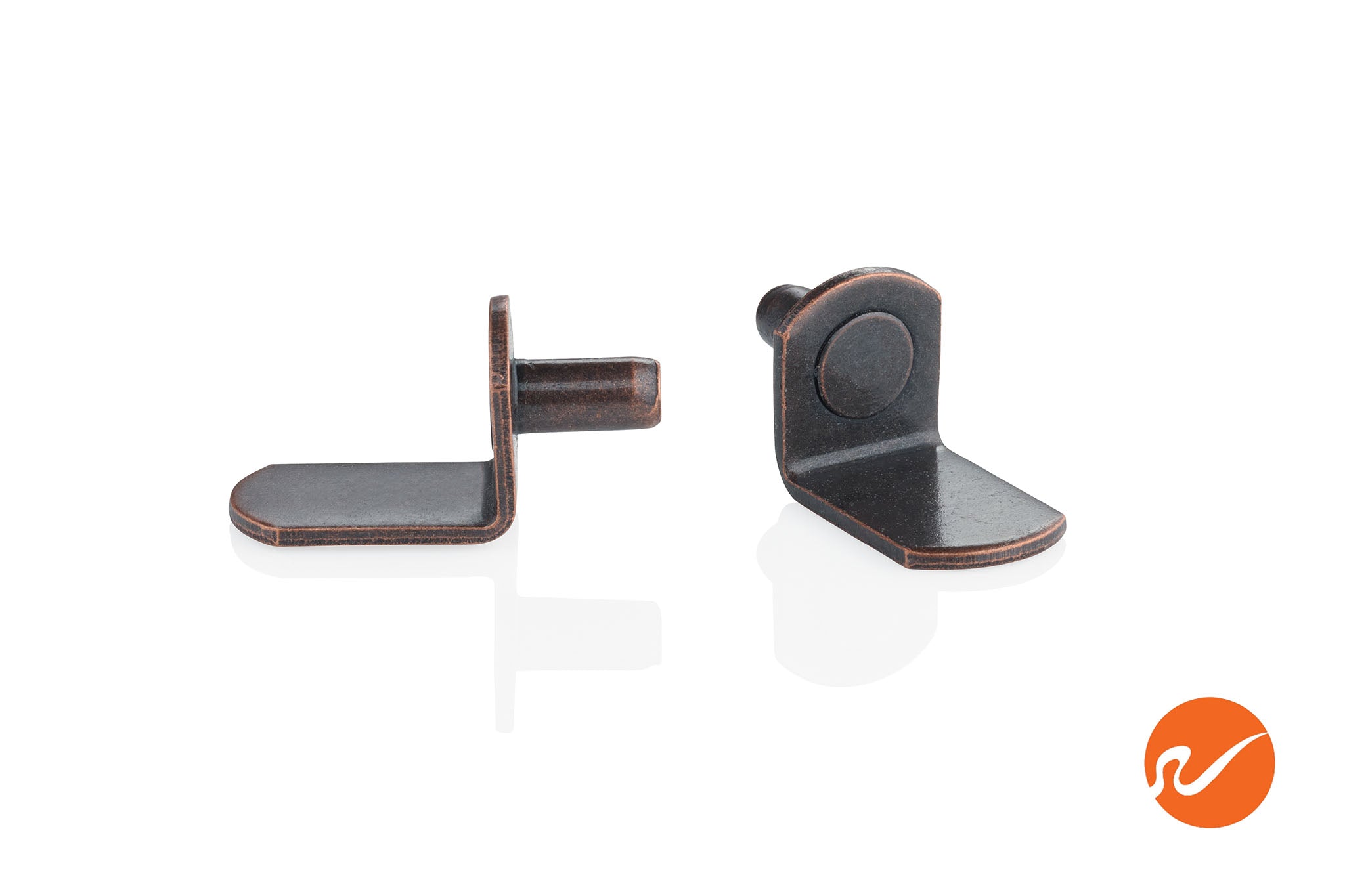 5mm Antique Bronze "L" Shelf Pins - WidgetCo