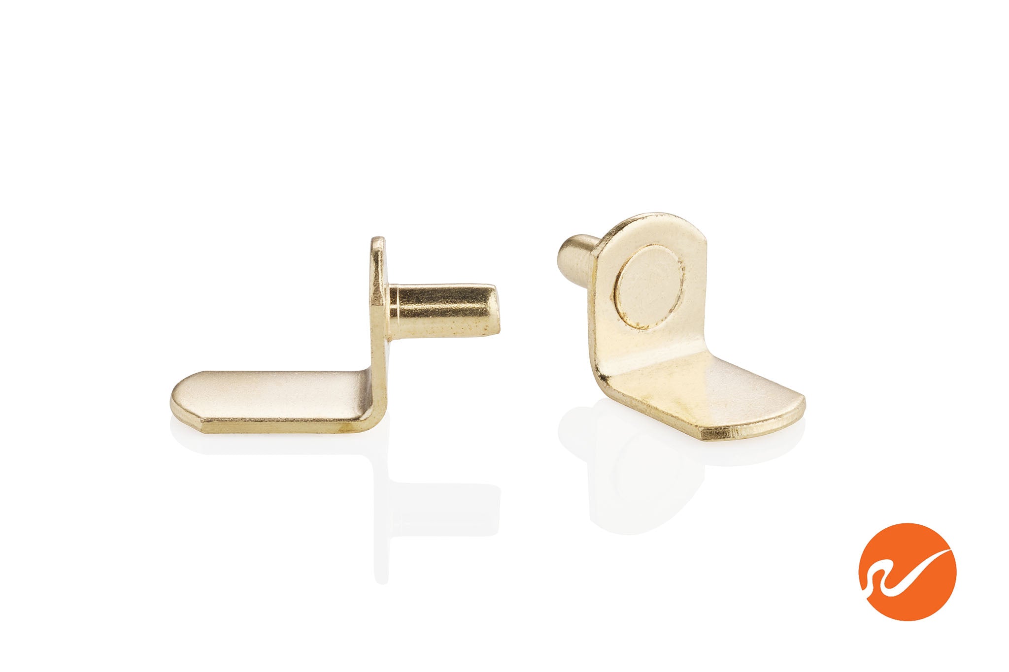 5mm Brass "L" Shelf Pins - WidgetCo