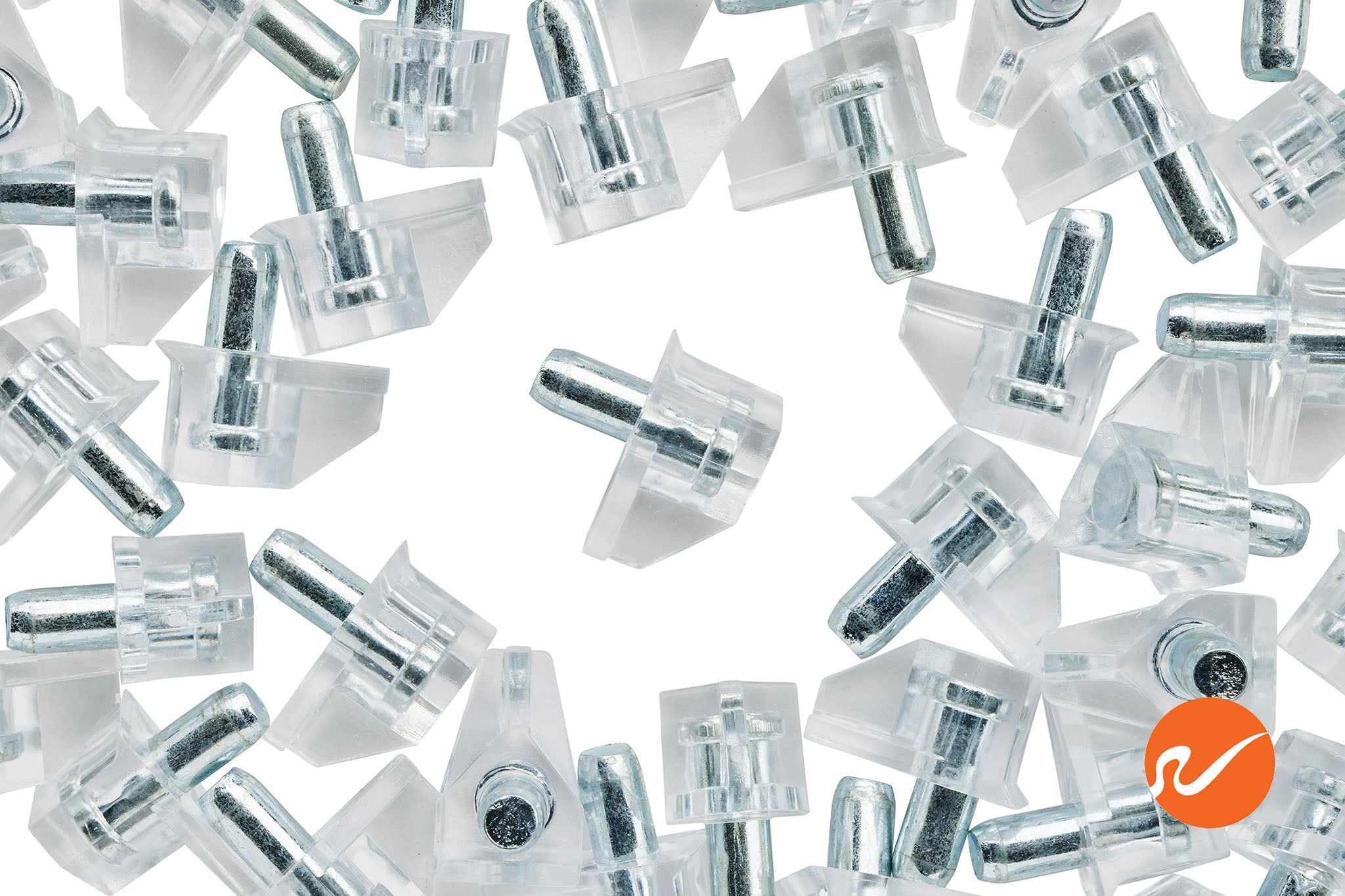5mm Clear Shelf Pins - WidgetCo