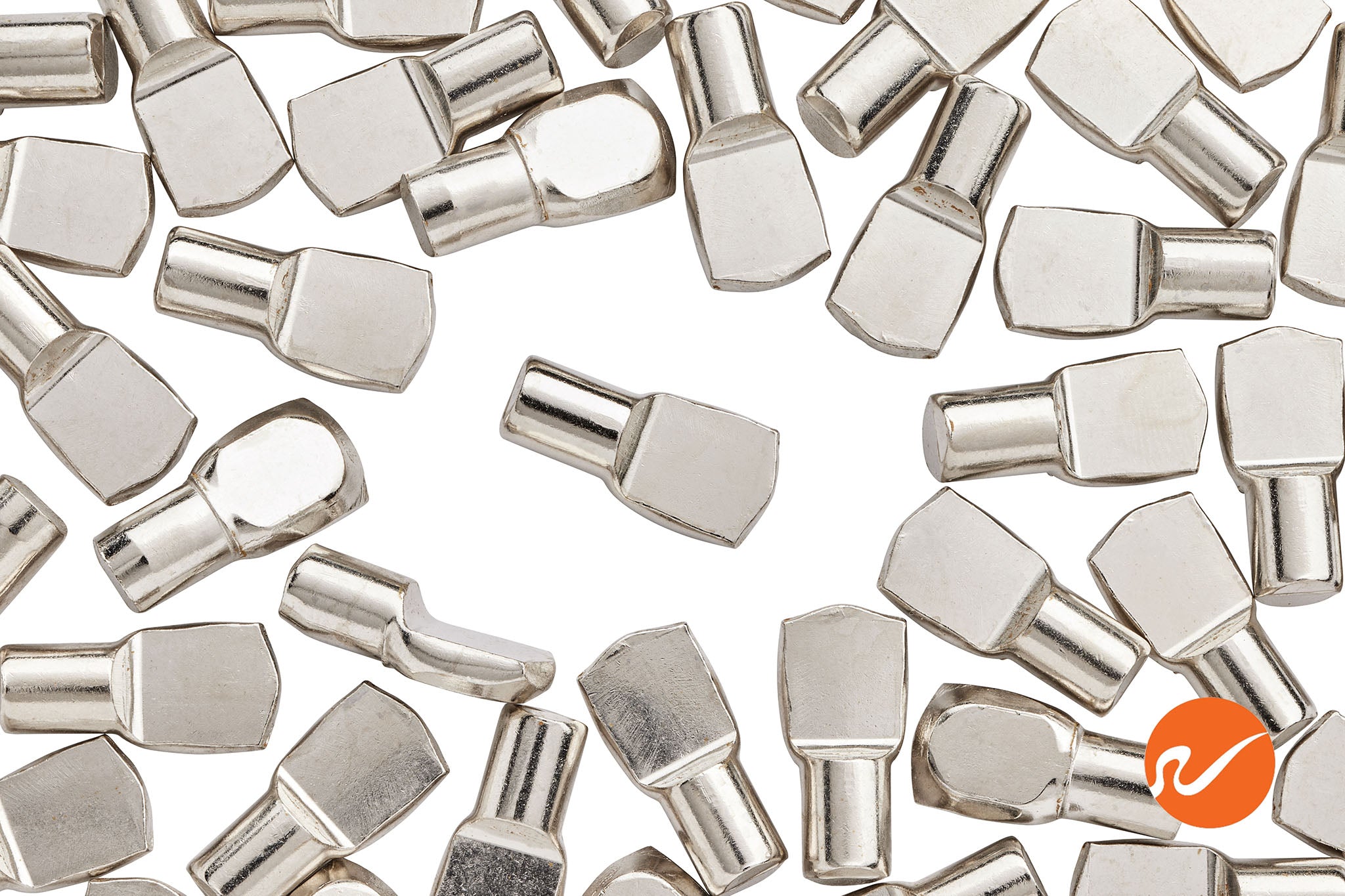 7mm Nickel Shelf Pins - WidgetCo