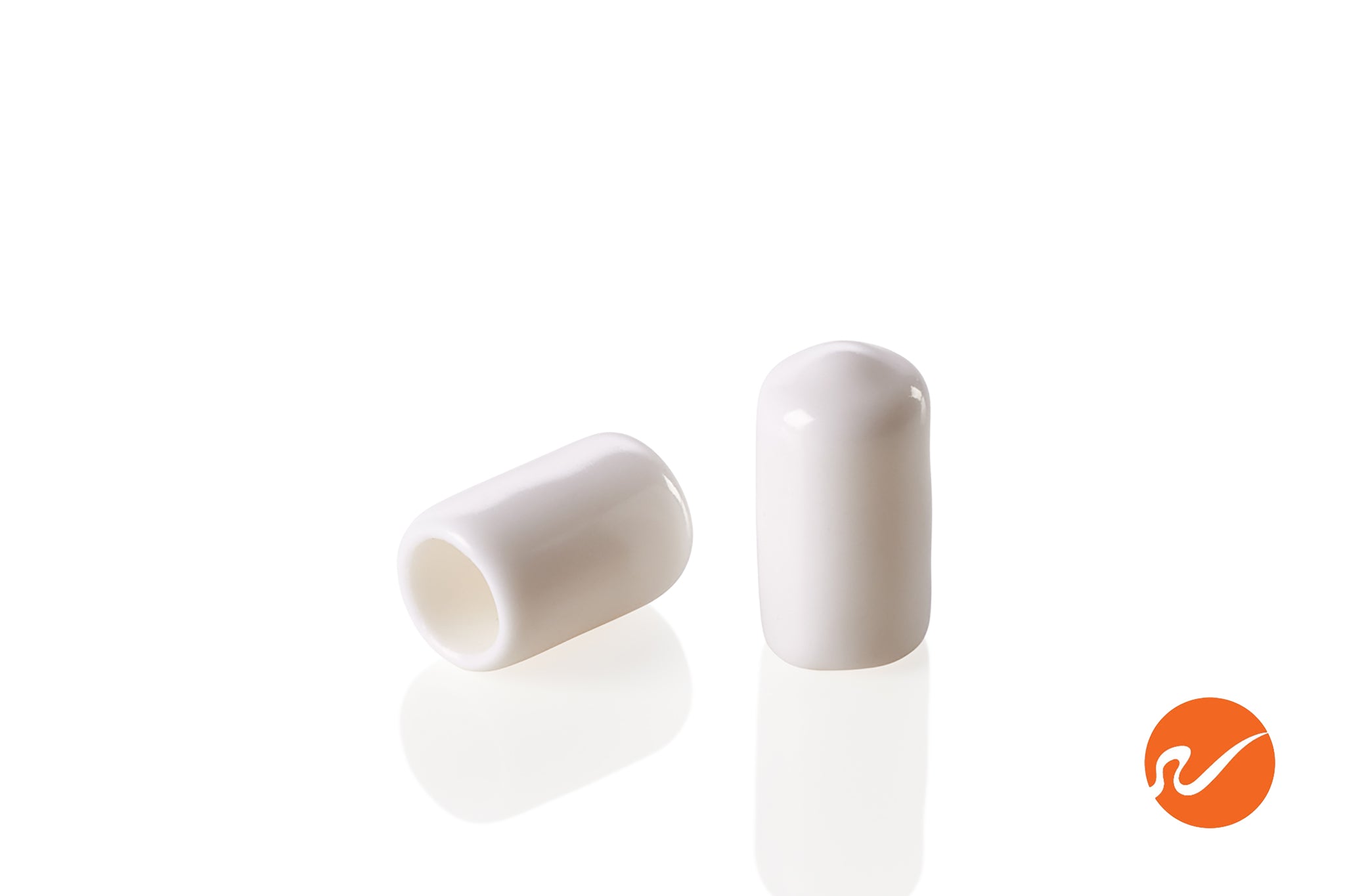 1/4" Screw Thread Protectors - White - WidgetCo