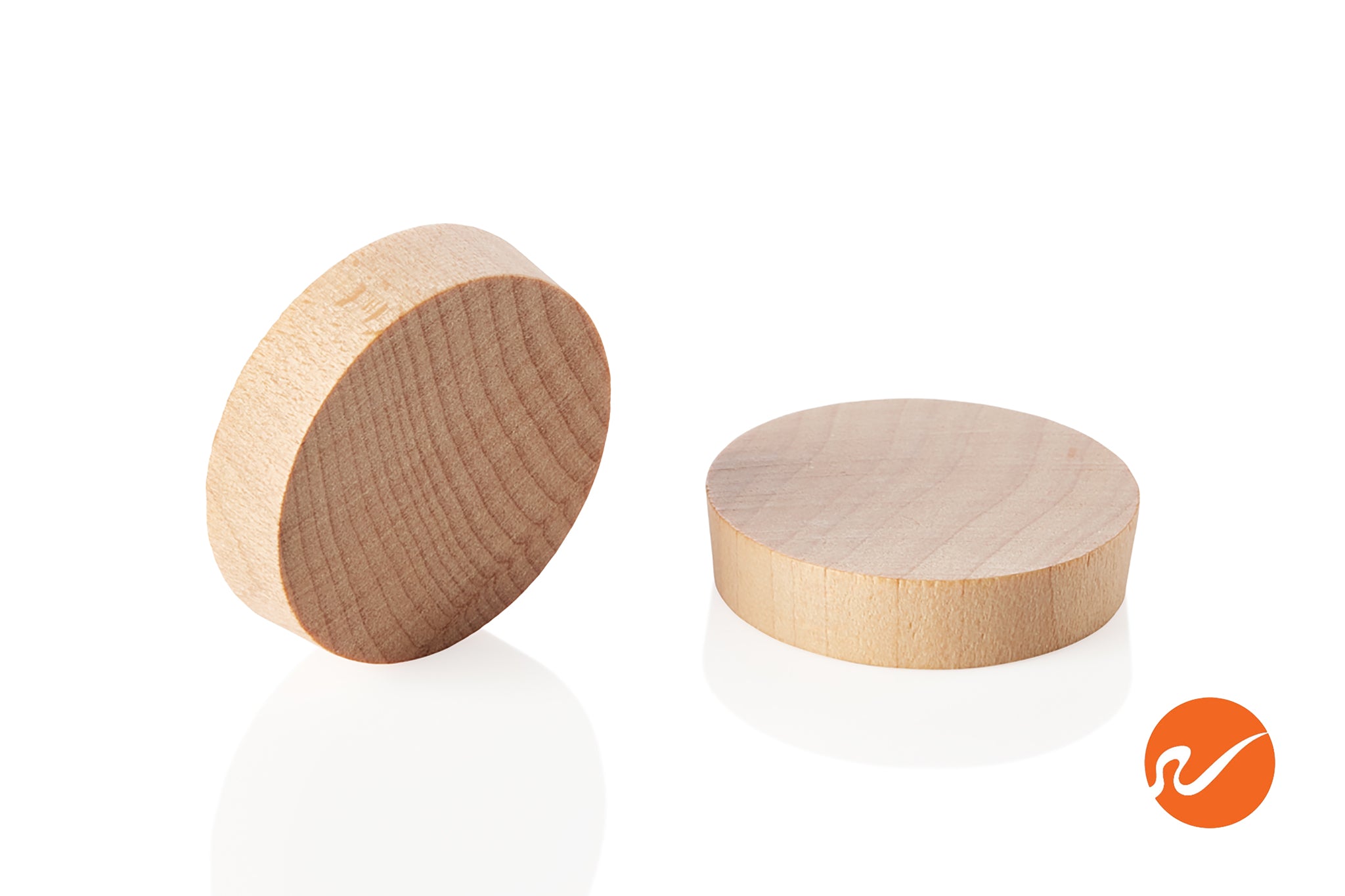 1" Maple Wood Plugs - End Grain - WidgetCo