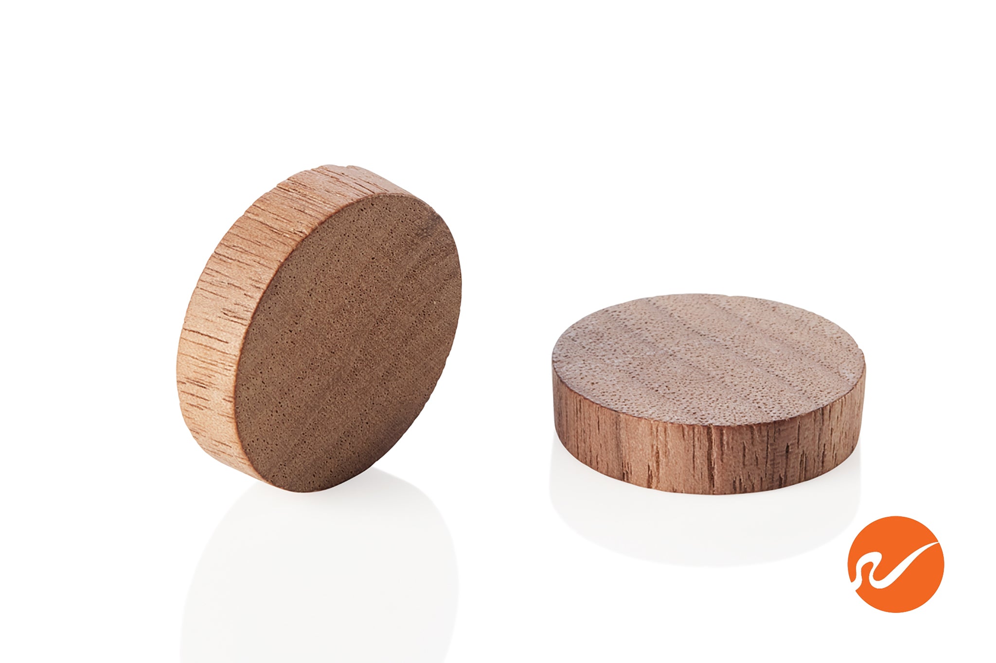 1" Walnut Wood Plugs - End Grain - WidgetCo