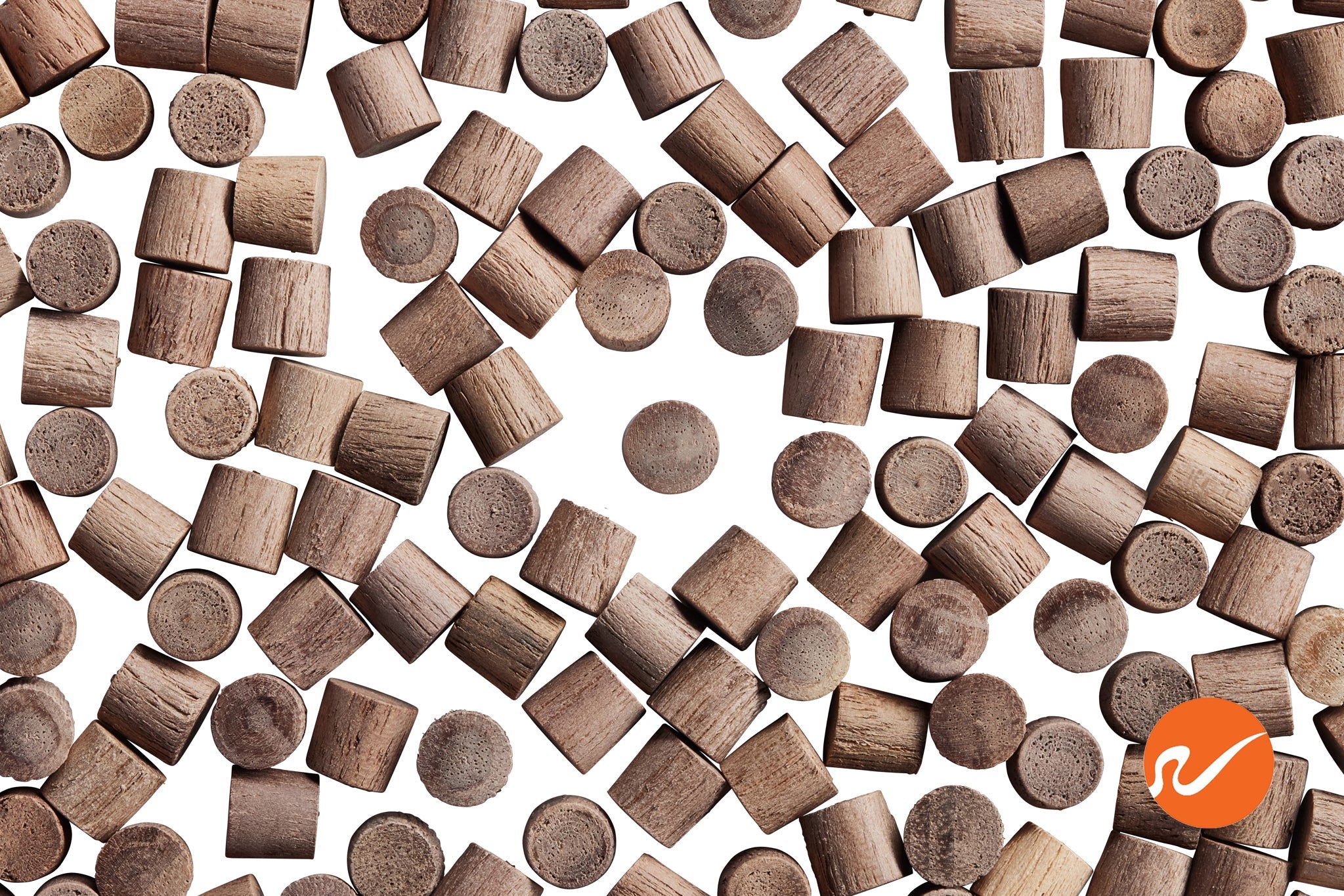 1/4" Walnut Wood Plugs - End Grain - WidgetCo