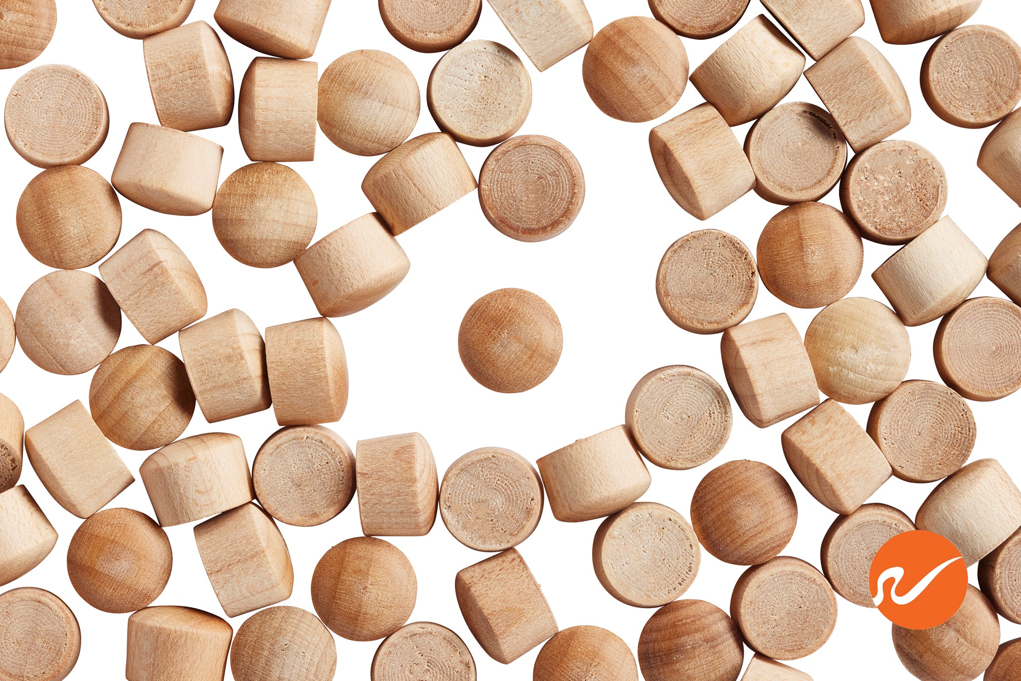 3/8" Maple Oval Wood Plugs - WidgetCo