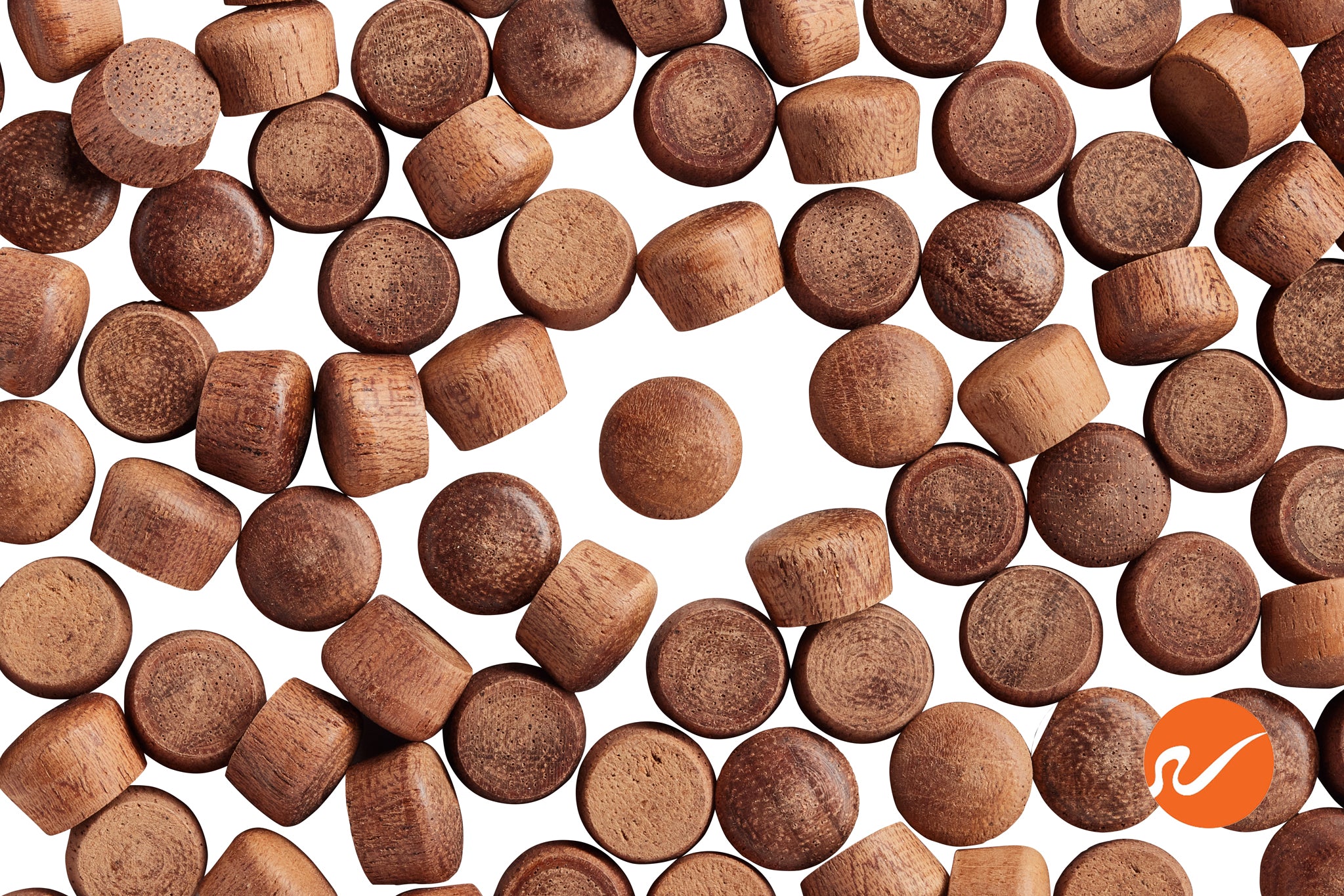 3/8" Mahogany Oval Wood Plugs - WidgetCo