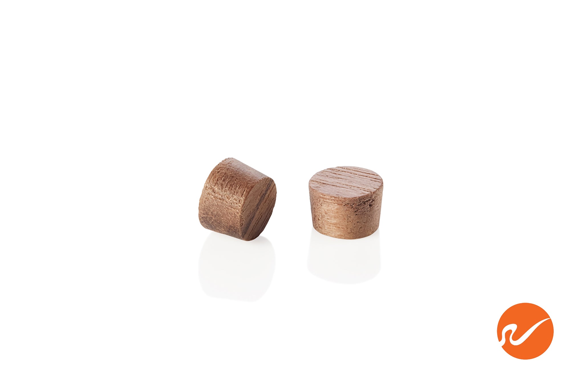 3/8" Walnut Wood Plugs - Face Grain - WidgetCo