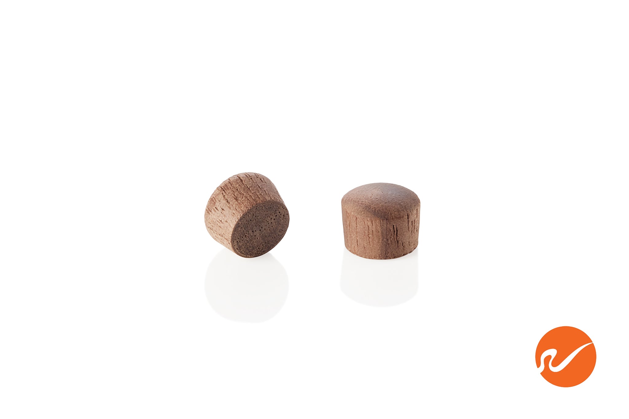 3/8" Walnut Oval Wood Plugs - WidgetCo