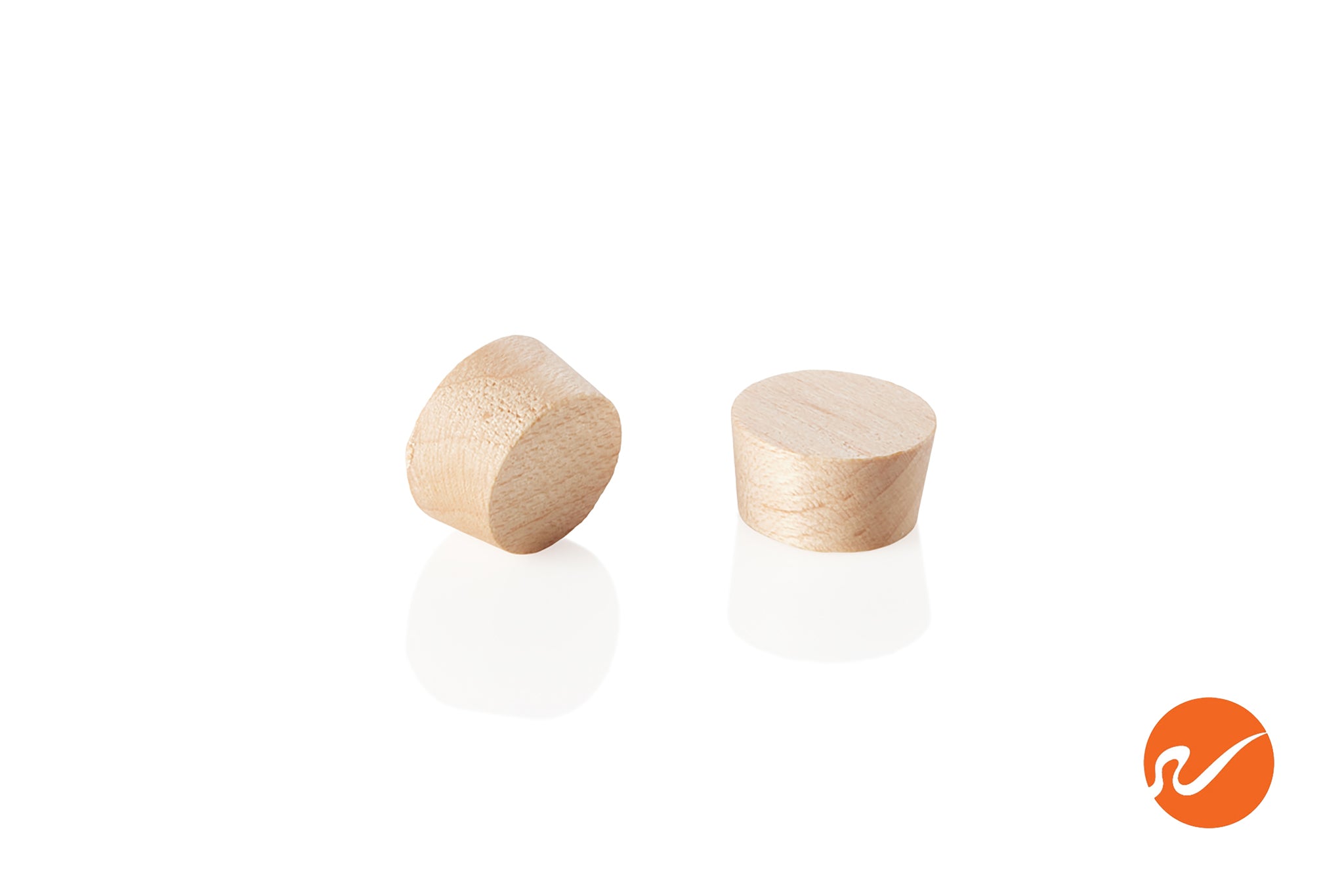 7/16" Maple Wood Plugs - Face Grain - WidgetCo