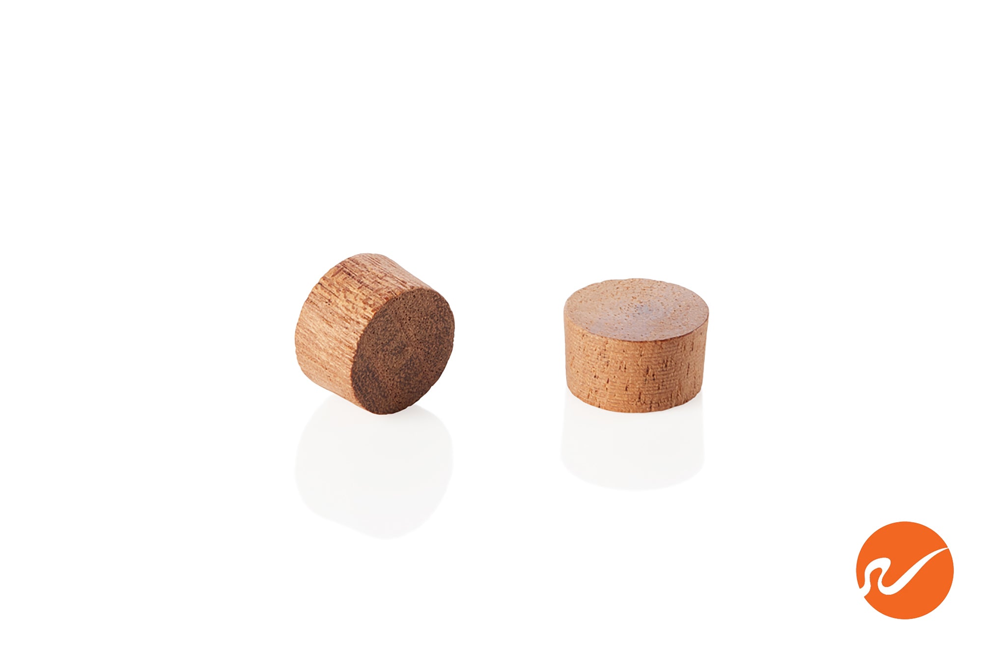 7/16" Mahogany Wood Plugs - End Grain - WidgetCo