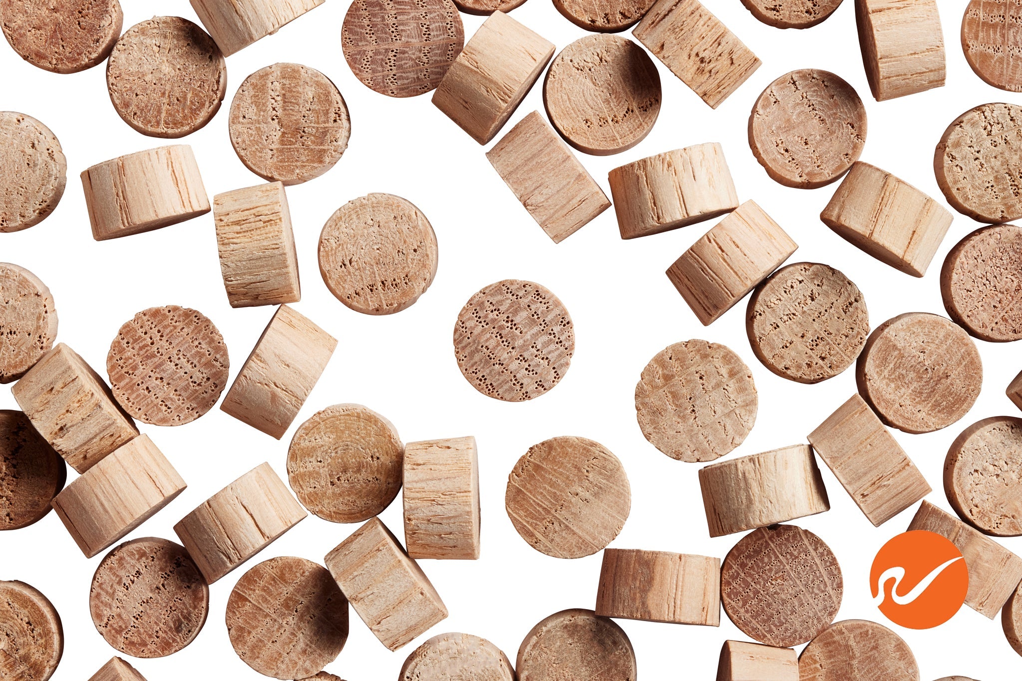 7/16" Oak Wood Plugs - End Grain - WidgetCo