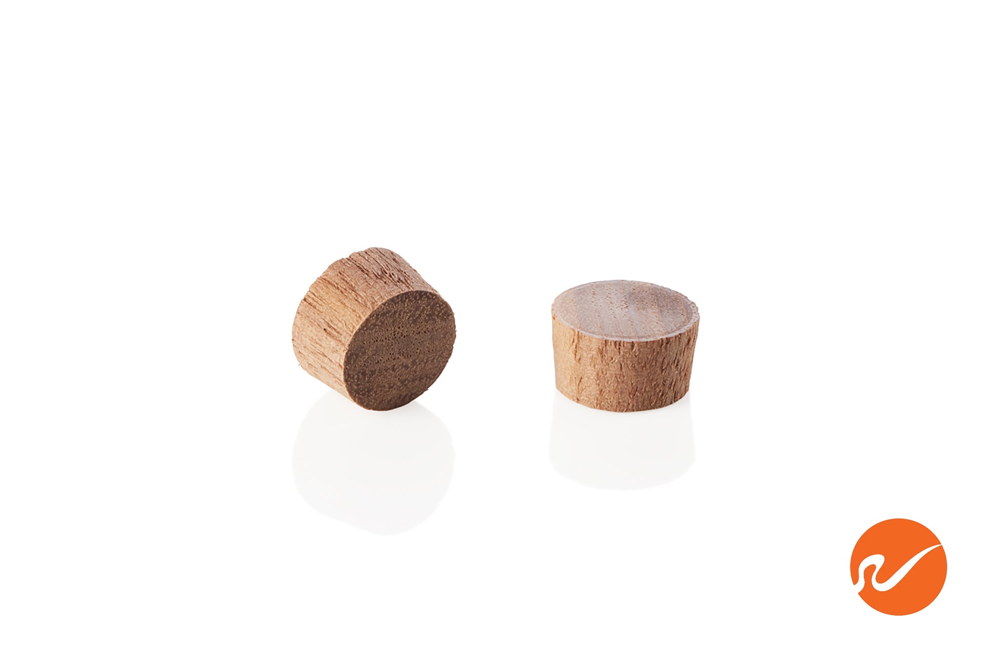 7/16" Walnut Wood Plugs - End Grain - WidgetCo