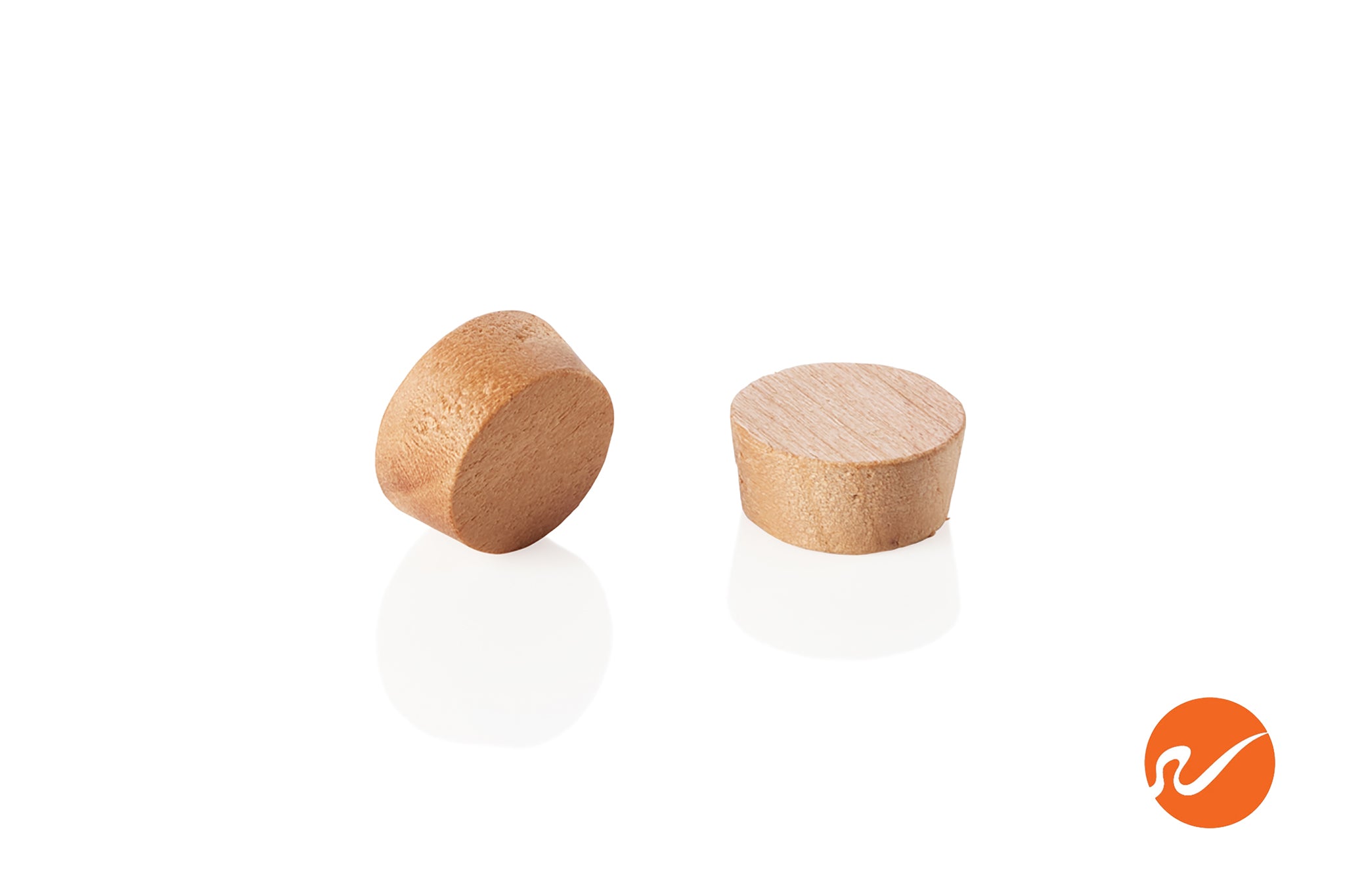 1/2" Cherry Wood Plugs - Face Grain - WidgetCo