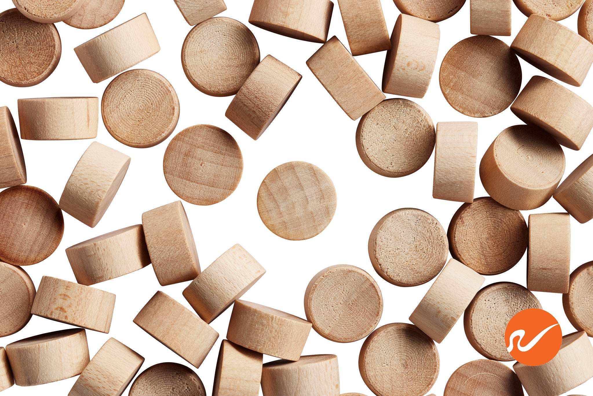 1/2" Maple Wood Plugs - End Grain - WidgetCo