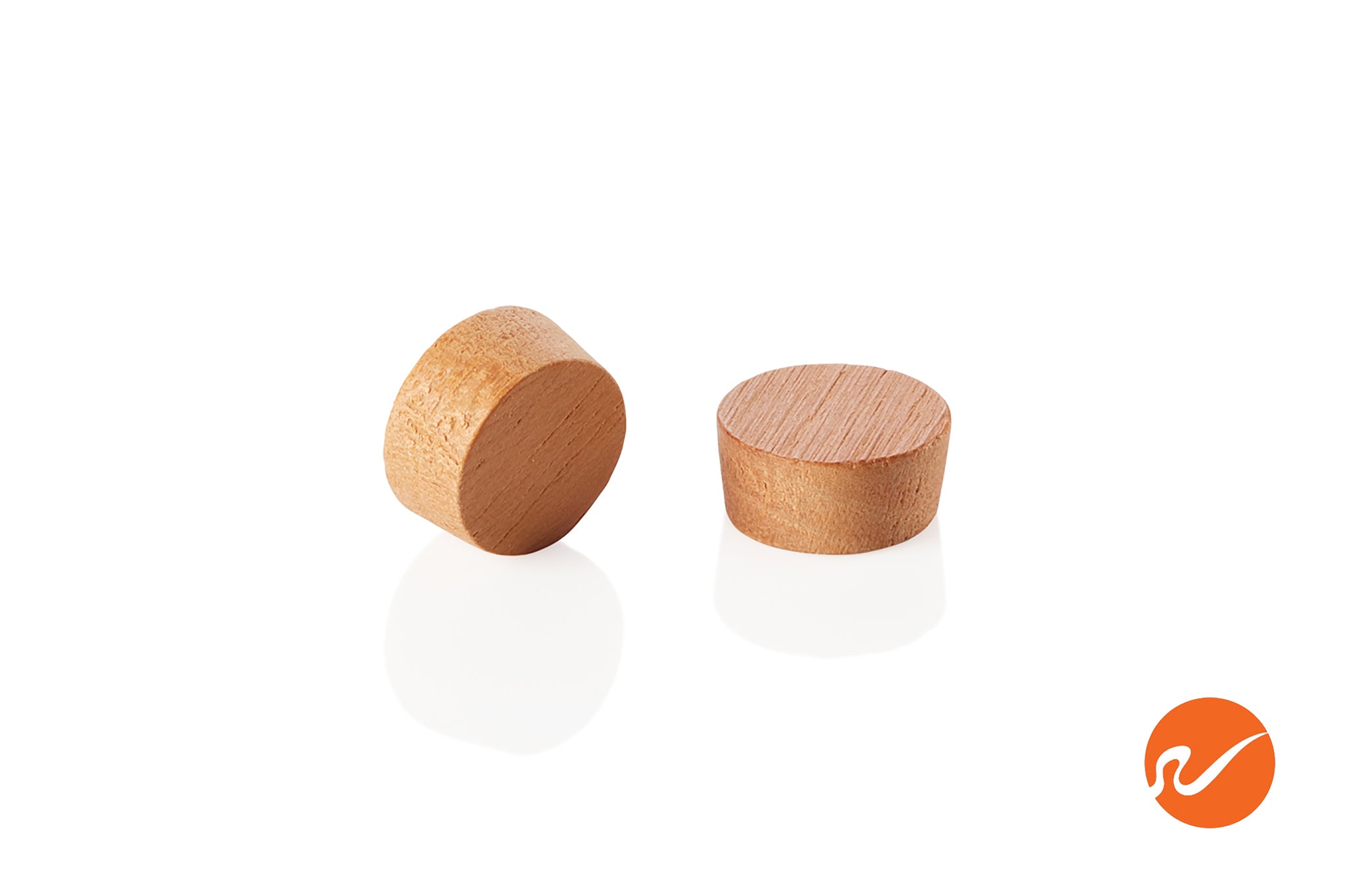 1/2" Mahogany Wood Plugs - Face Grain - WidgetCo