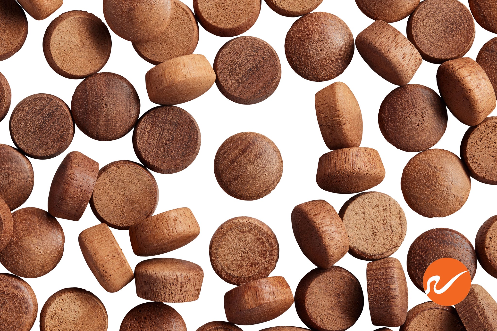 1/2" Mahogany Oval Wood Plugs - WidgetCo