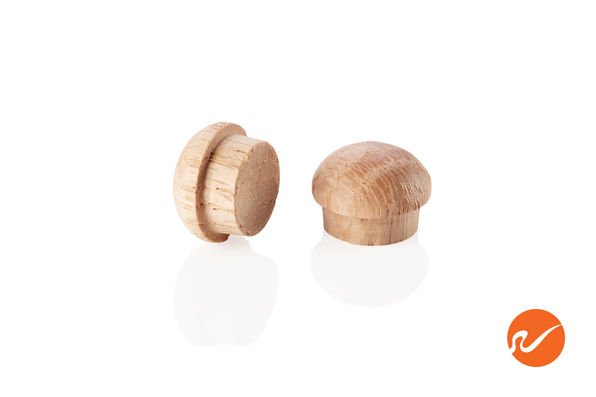 1/2" Oak Button Top Wood Plugs - WidgetCo