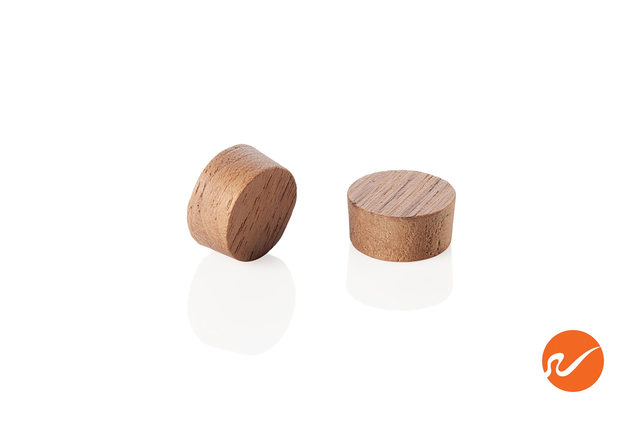 1/2" Walnut Wood Plugs - Face Grain - WidgetCo