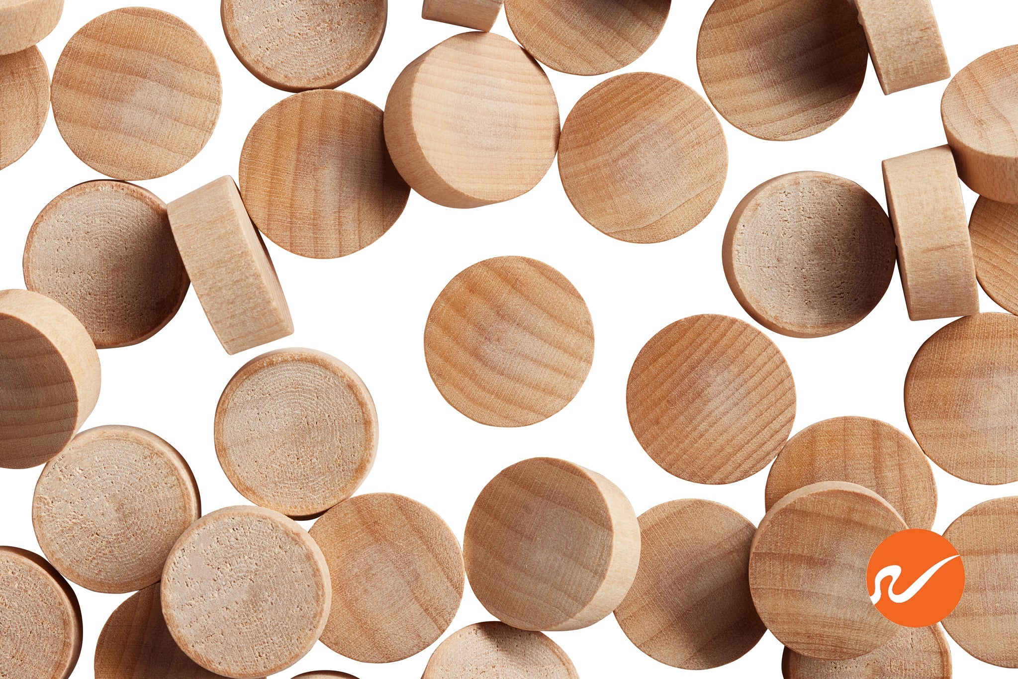 5/8" Maple Wood Plugs - End Grain - WidgetCo