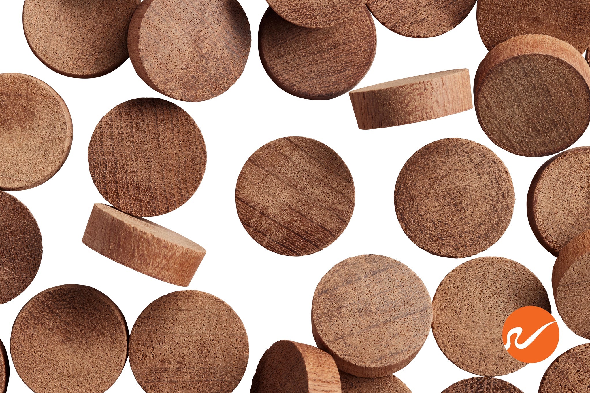 5/8" Mahogany Wood Plugs - End Grain - WidgetCo