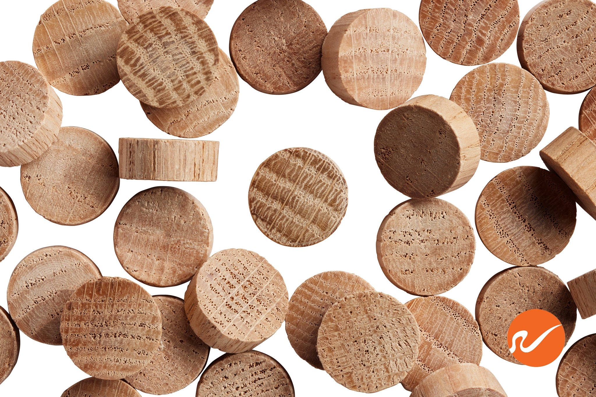 5/8" Oak Wood Plugs - End Grain - WidgetCo