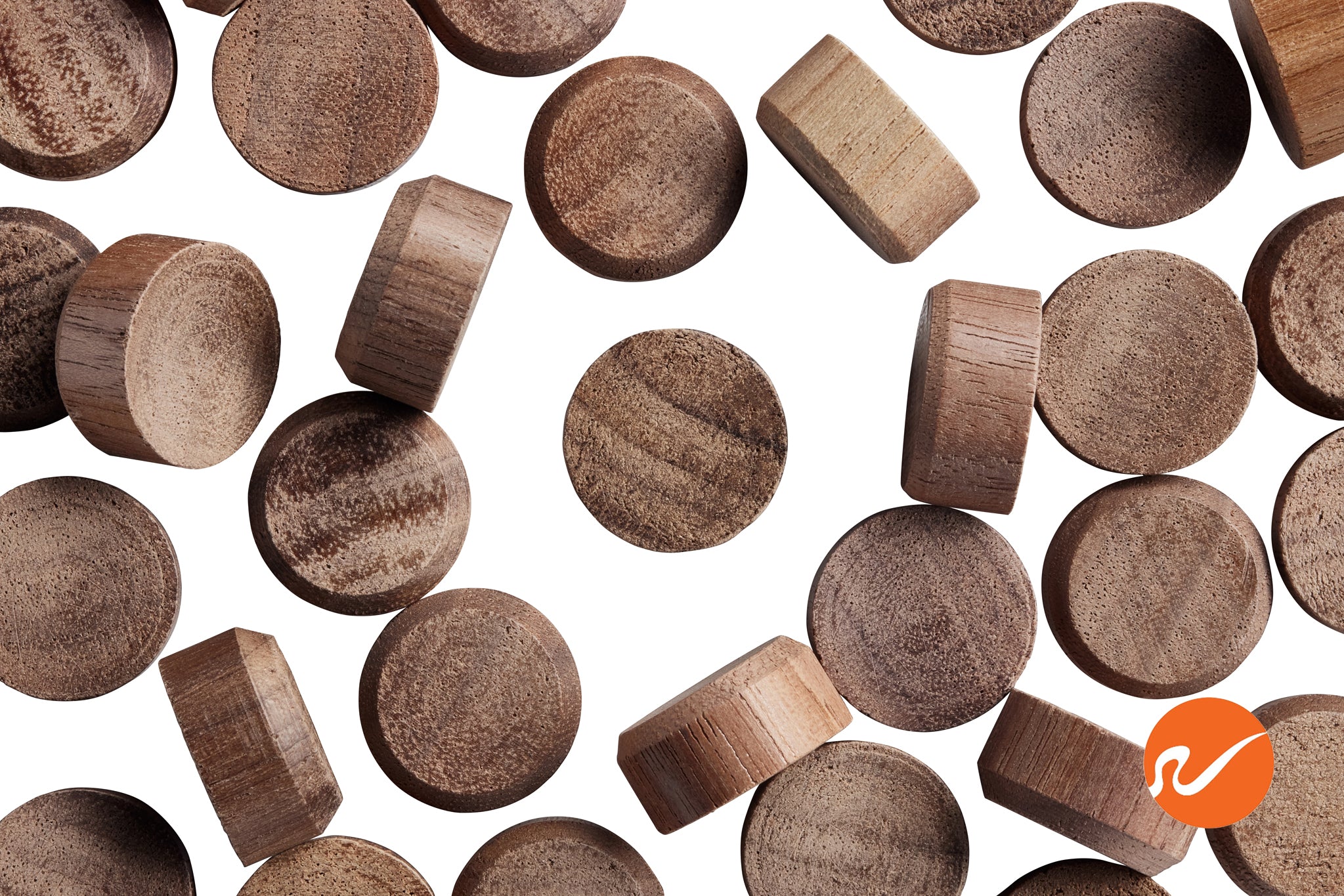 5/8" Walnut Floor Plugs - WidgetCo