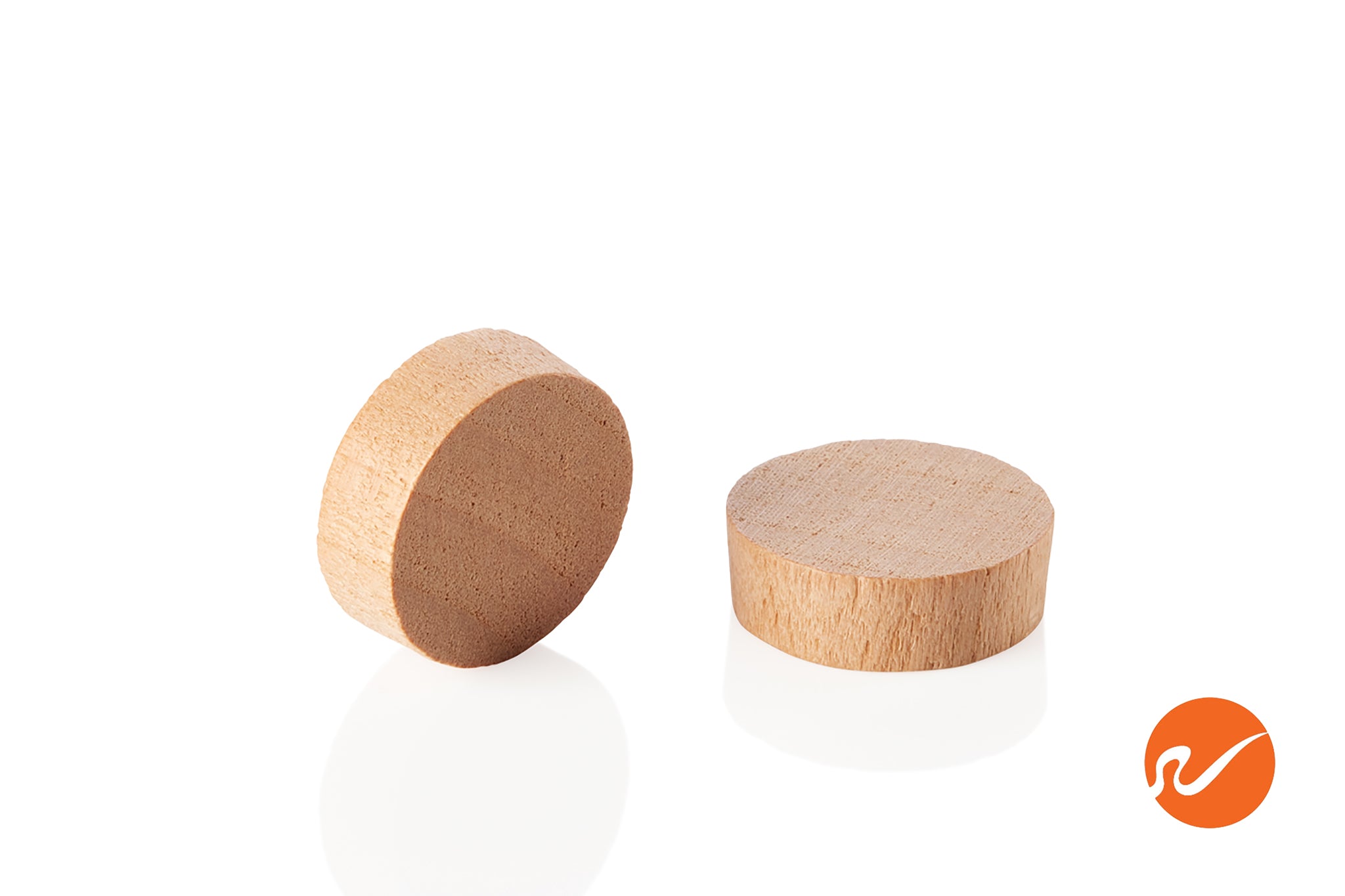 3/4" Cherry Wood Plugs - End Grain - WidgetCo