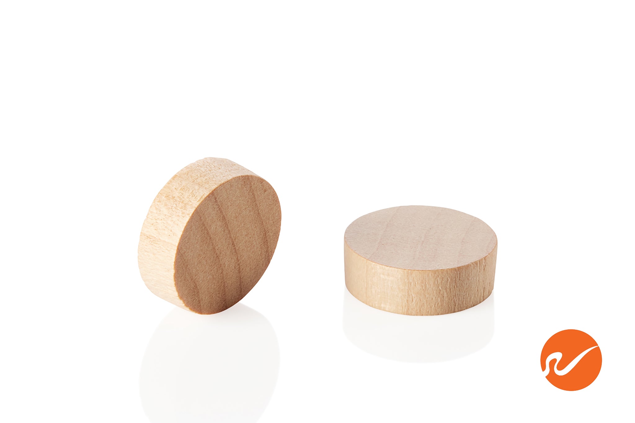 3/4" Maple Wood Plugs - End Grain - WidgetCo