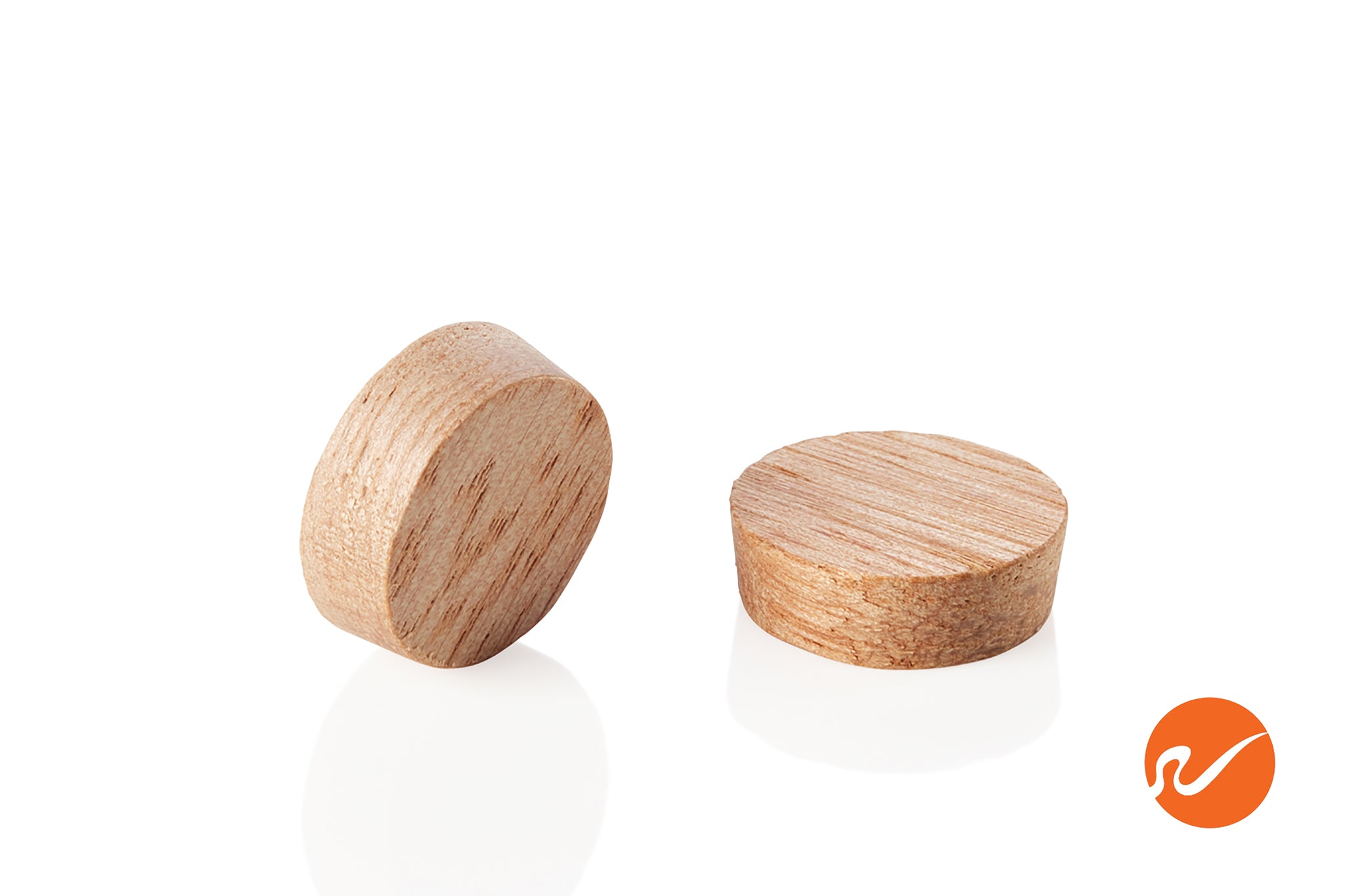 3/4" Mahogany Wood Plugs - Face Grain - WidgetCo