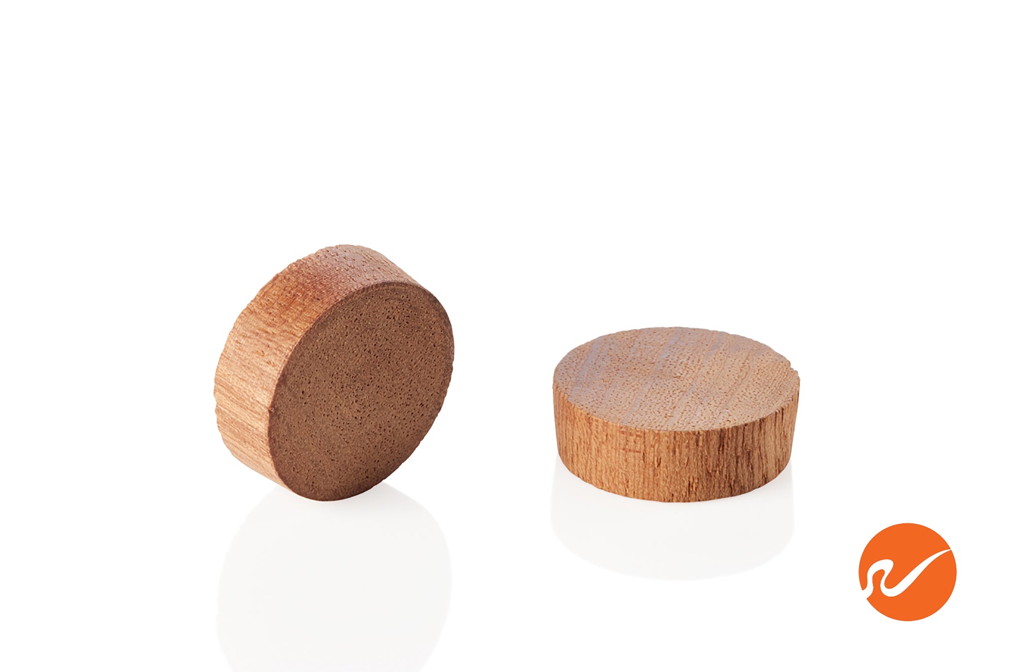 3/4" Mahogany Wood Plugs - End Grain - WidgetCo