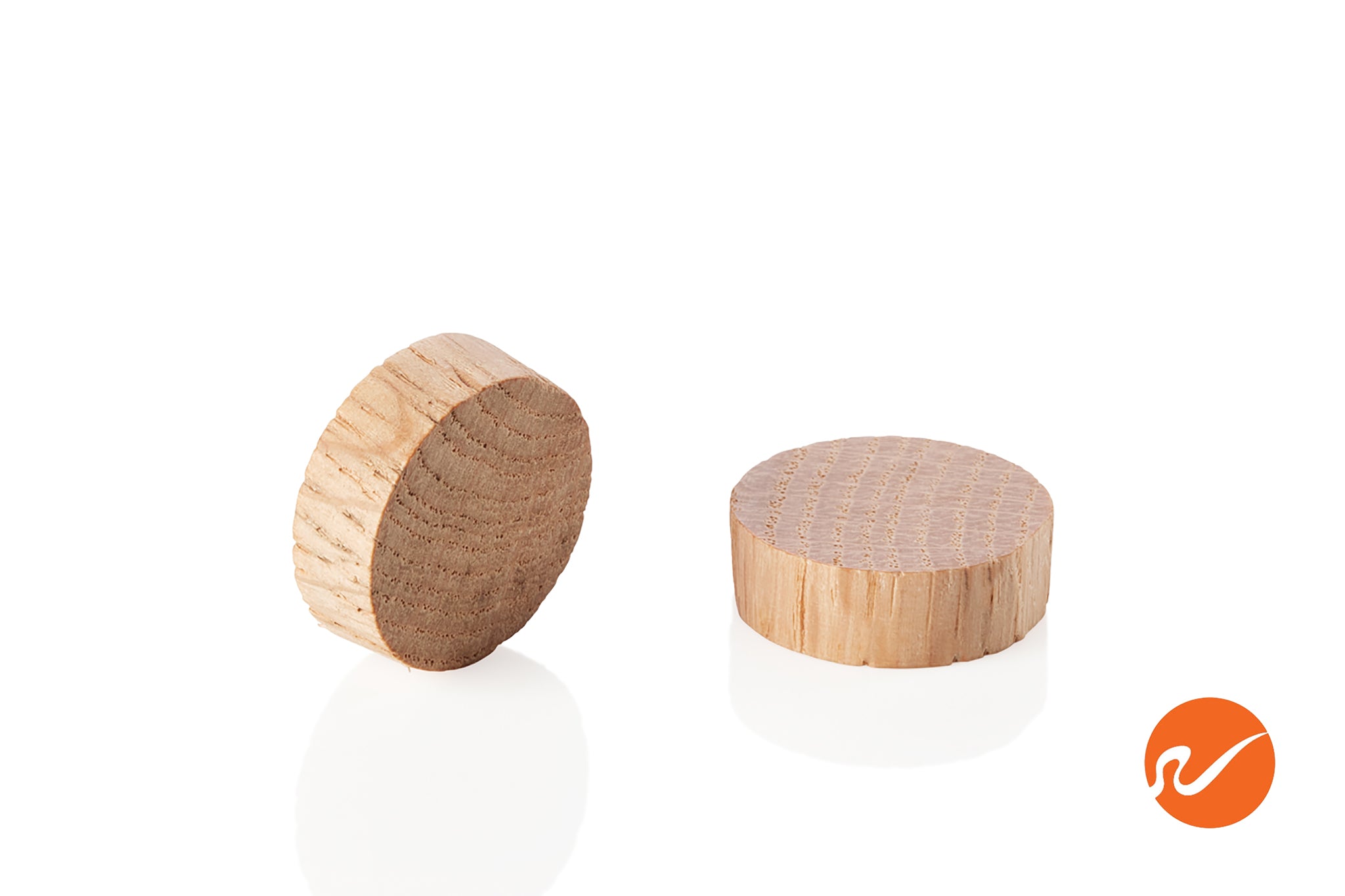 3/4" Oak Wood Plugs - End Grain - WidgetCo