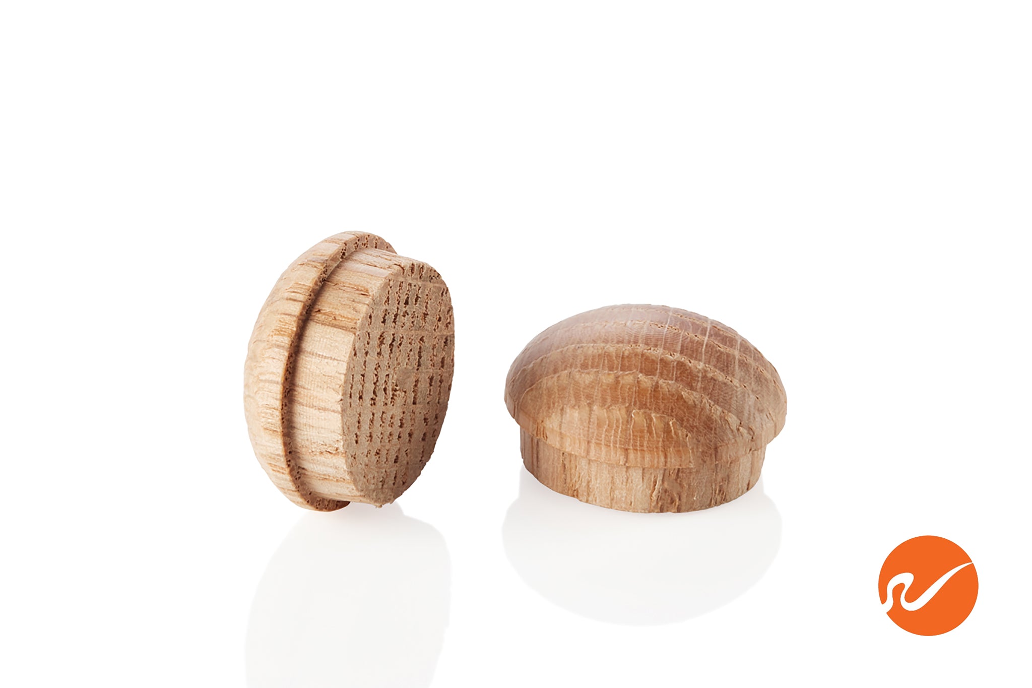 3/4" Oak Button Top Wood Plugs - WidgetCo
