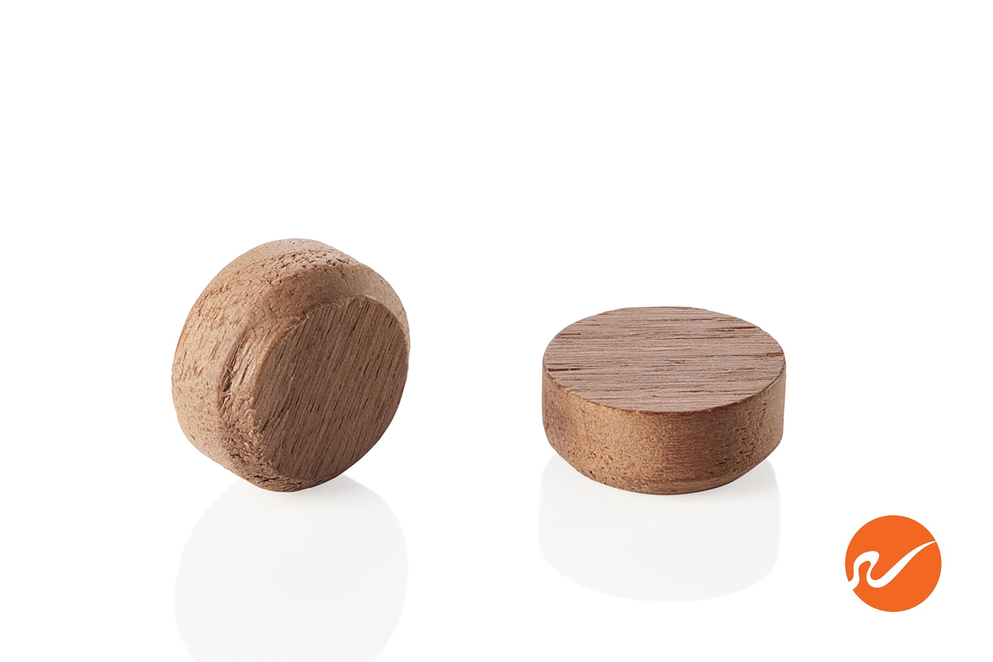 3/4" Walnut Floor Plugs - WidgetCo