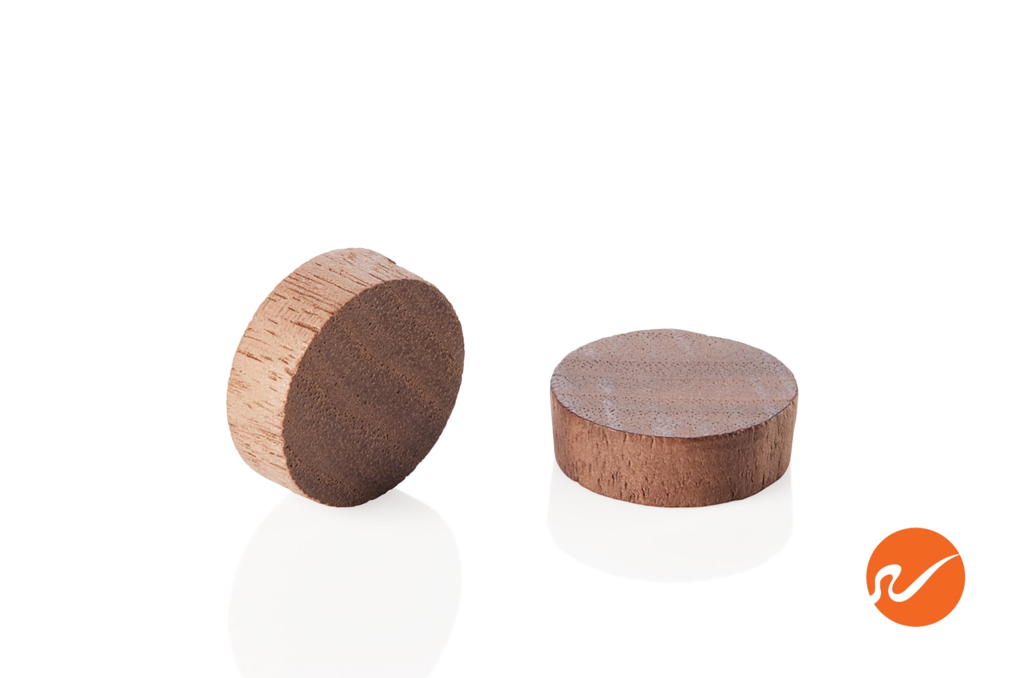 3/4" Walnut Wood Plugs - End Grain - WidgetCo