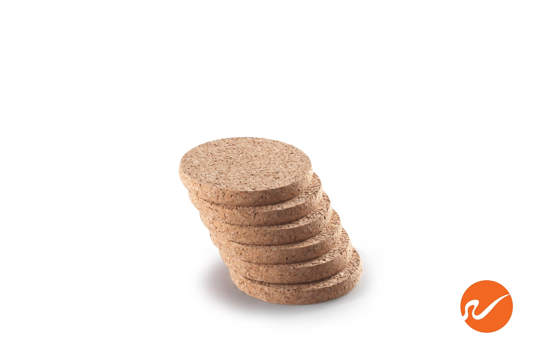 1/2" x 4" Round Cork Coasters (6 pack) - WidgetCo