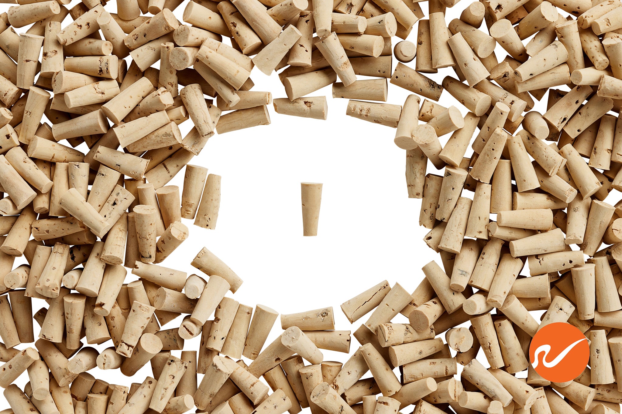 Size 0000 Cork Stoppers, Extra Select - WidgetCo
