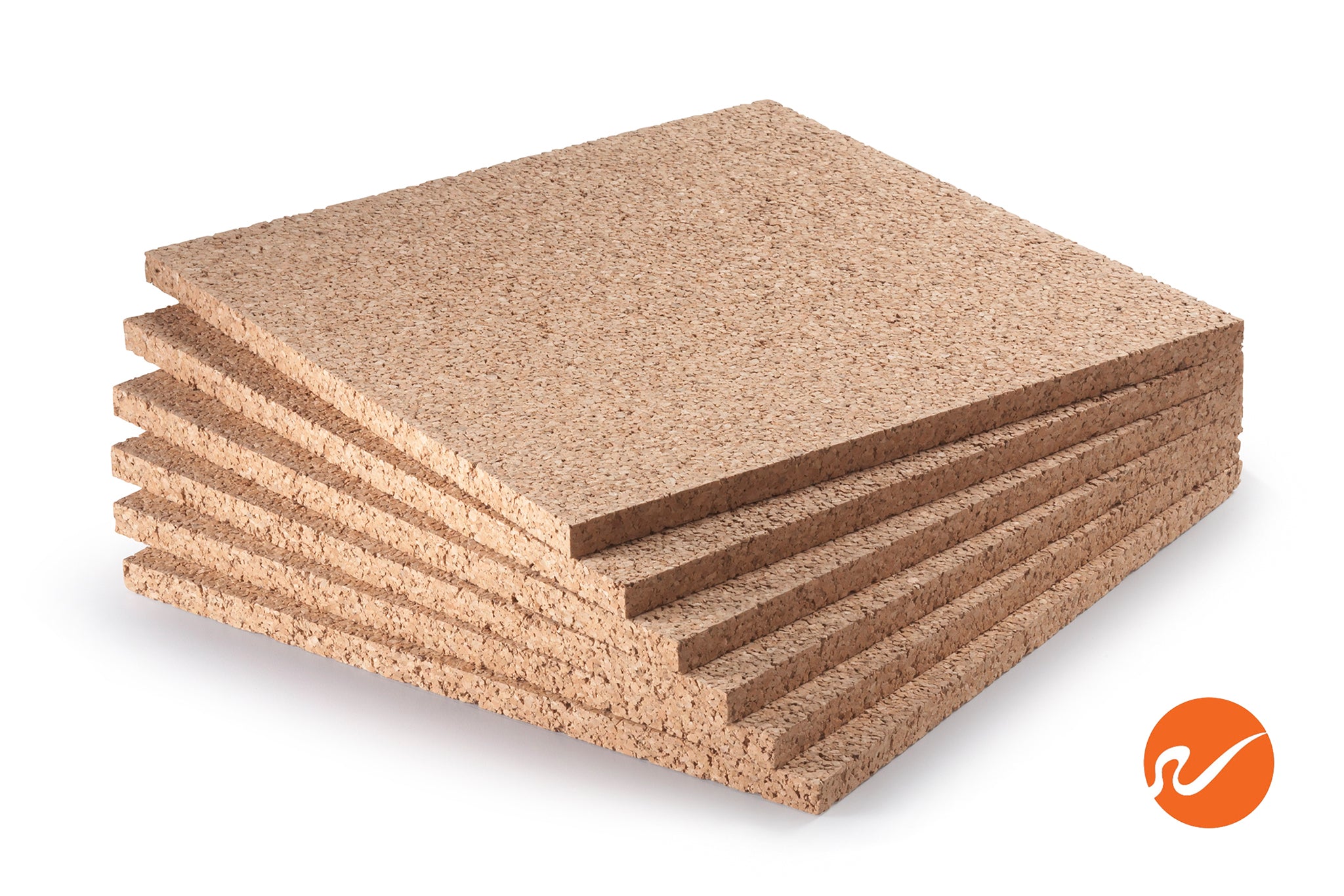 50 Pack Self Adhesive Cork Squares, 6 X 6 Inches Cork Backing for