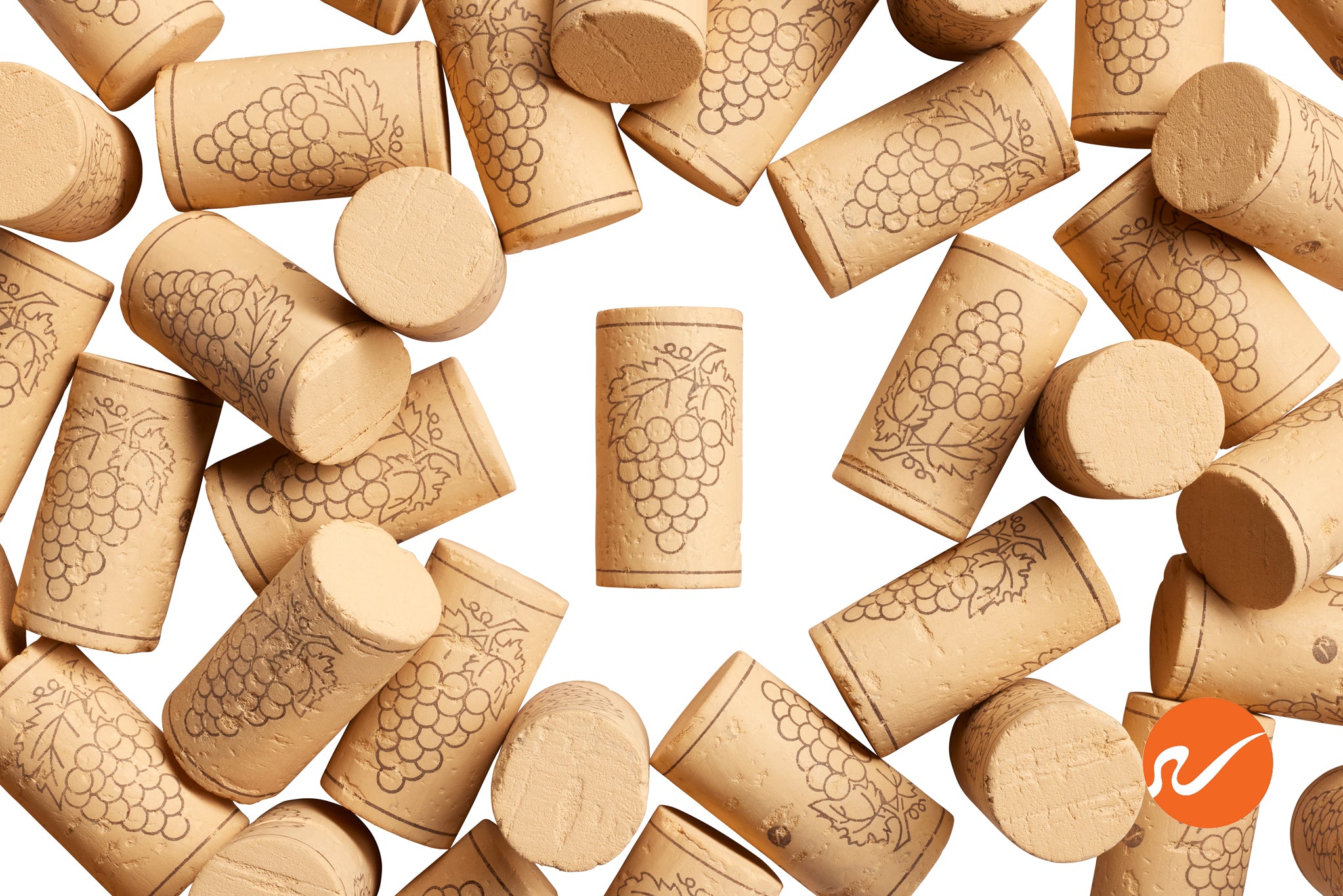 Colmated Wine Corks, A Grade - WidgetCo