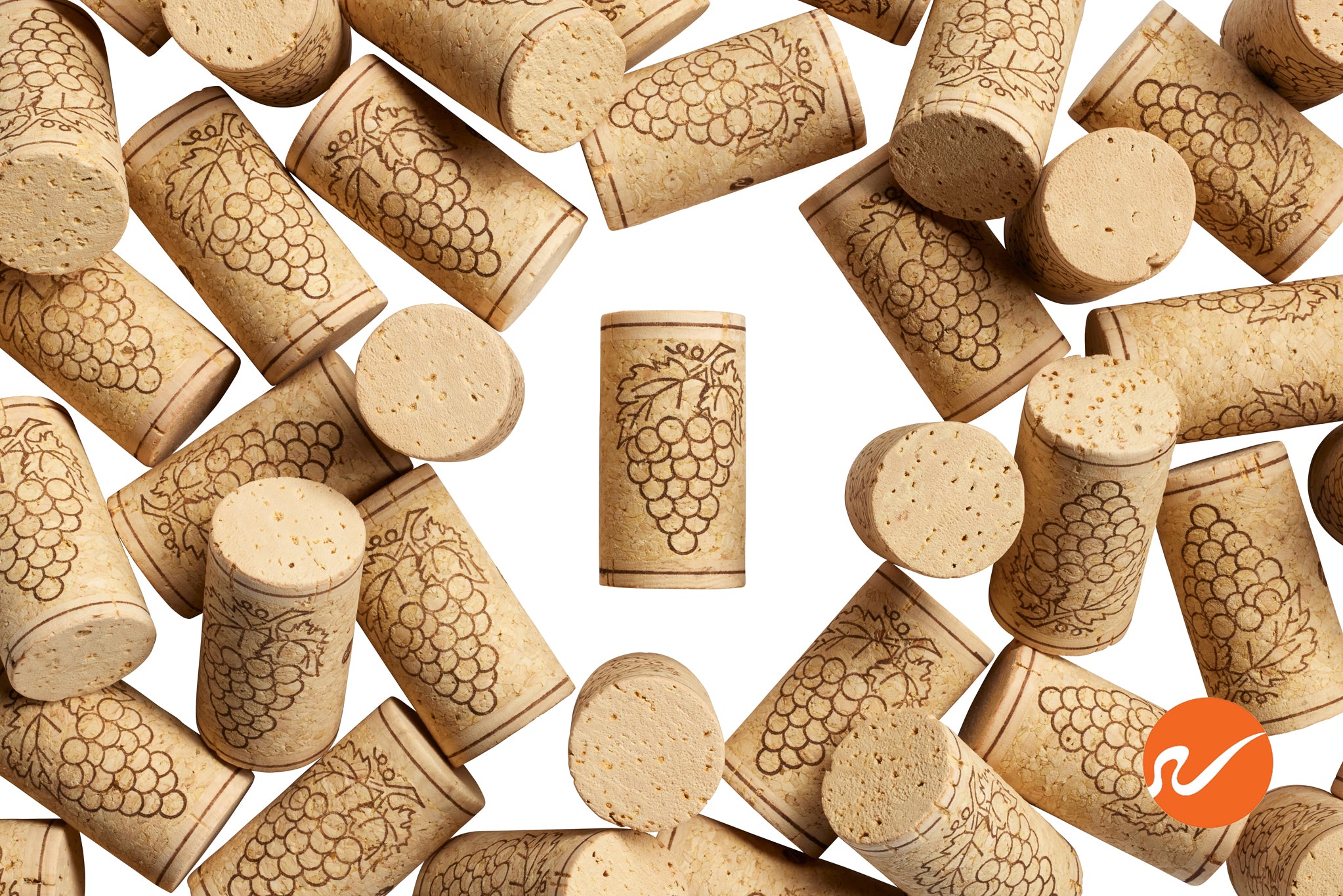 1+1 Wine Corks, A Grade - WidgetCo