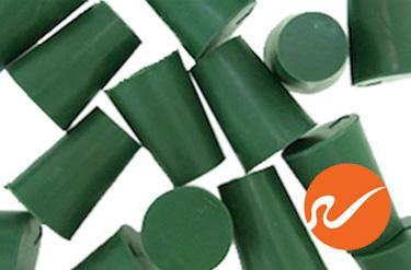 #1 Green Neoprene Rubber Stoppers - WidgetCo