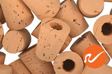 Size #7 Cork Stoppers + 3/8" drilled hole - WidgetCo